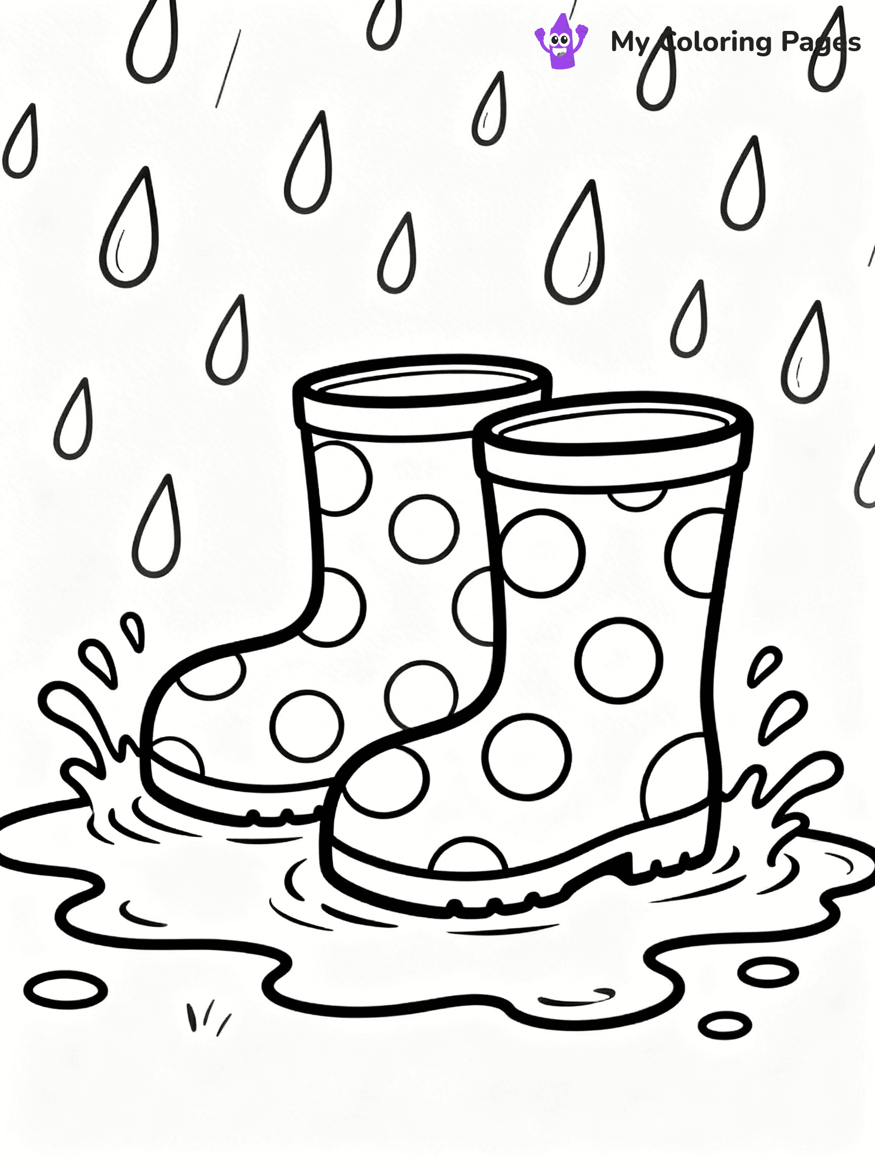 Shoe Coloring Pages PDF - 6