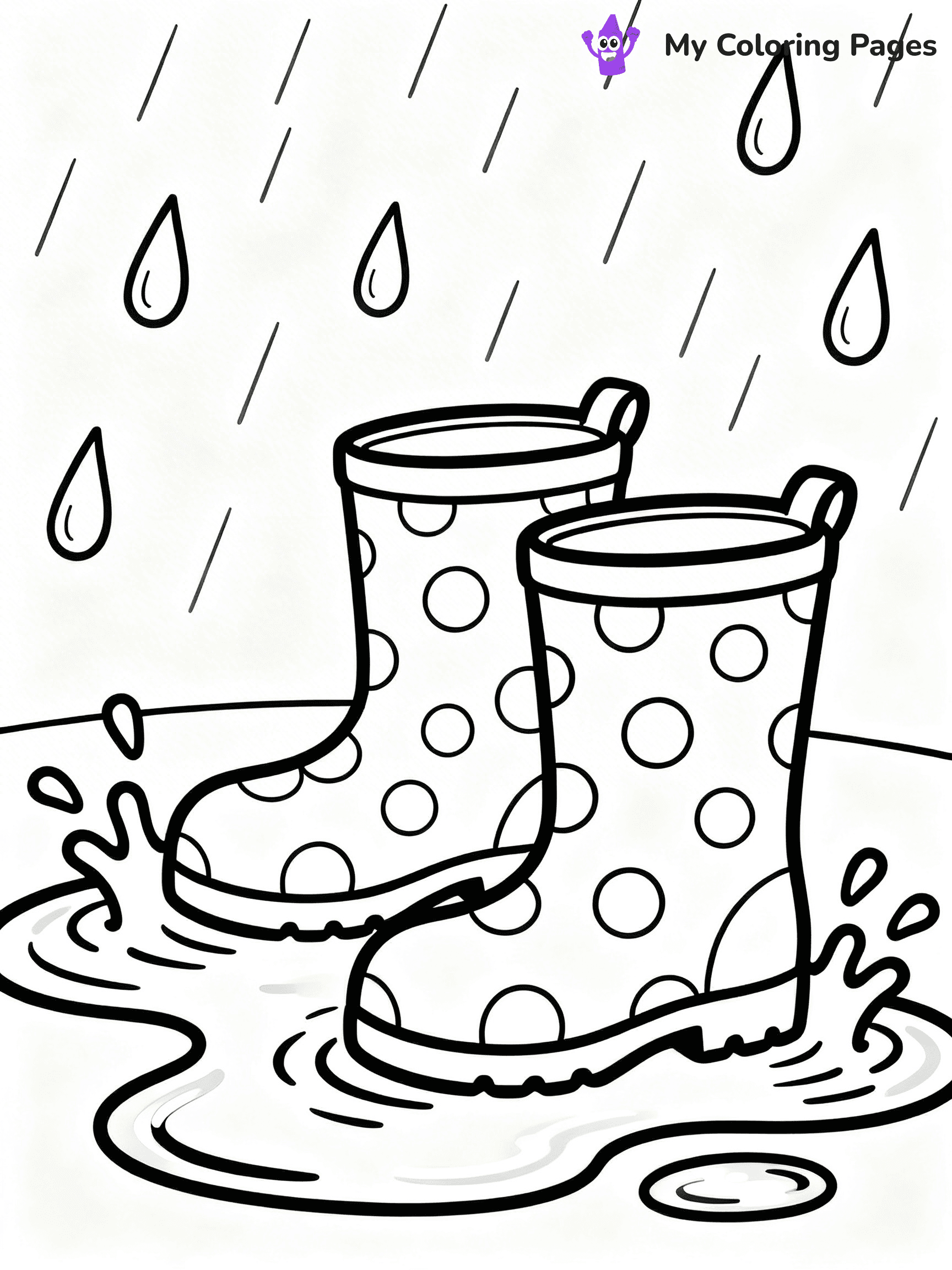 Shoe Coloring Pages PDF - 5
