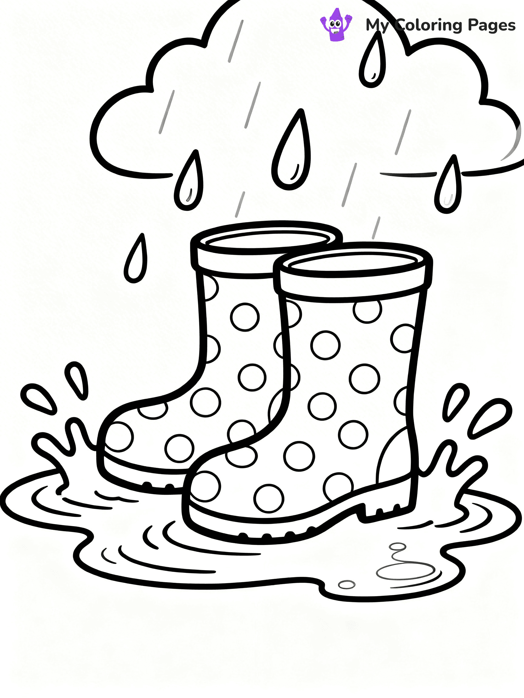Shoe Coloring Pages PDF - 4