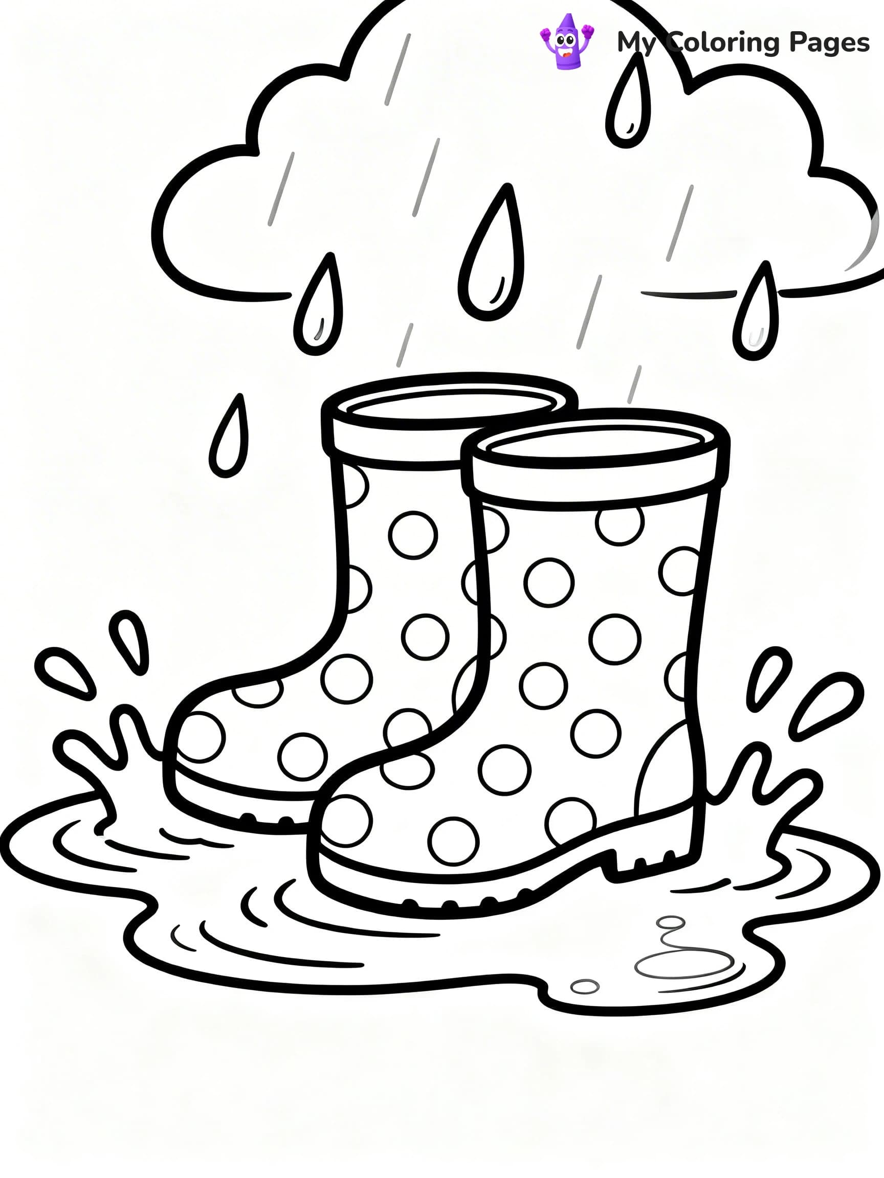 Shoe Coloring Pages PDF - 4