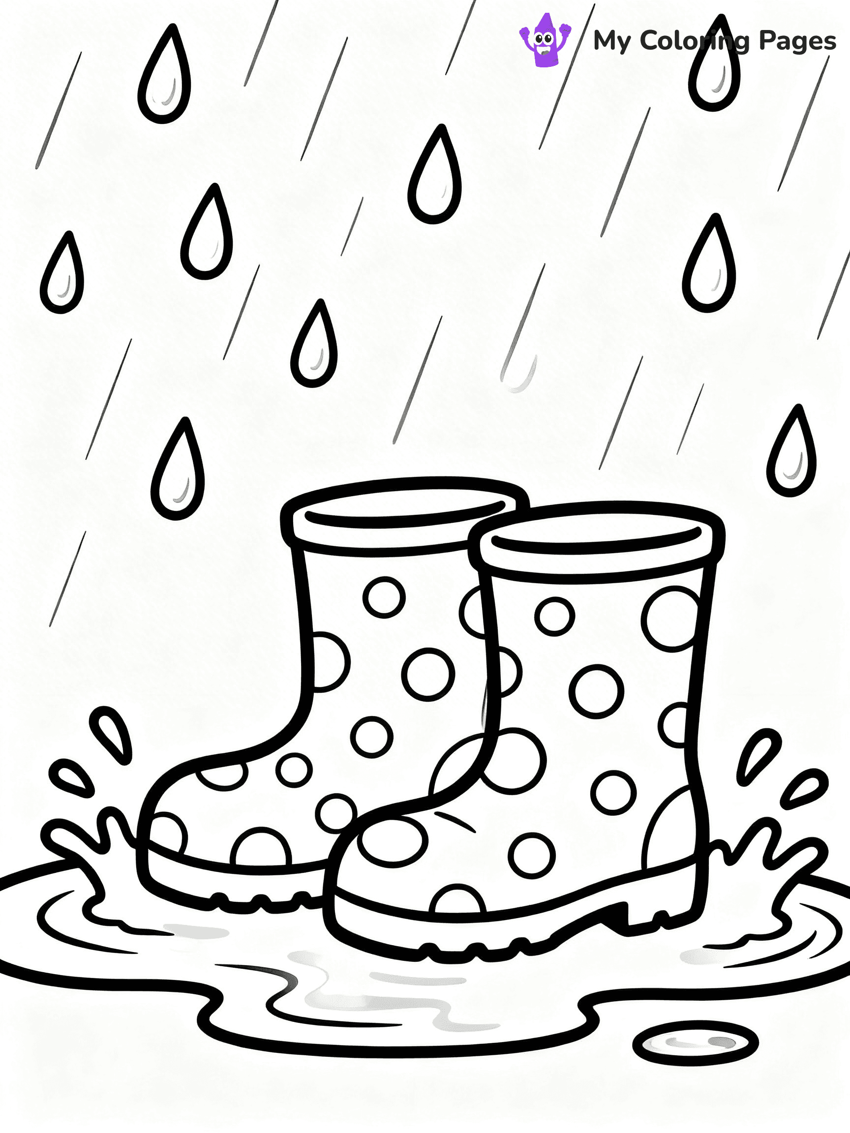 Shoe Coloring Pages PDF - 2