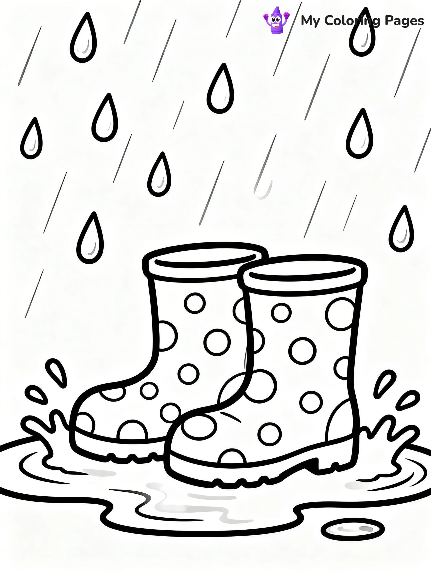 Shoe Coloring Pages PDF - 2