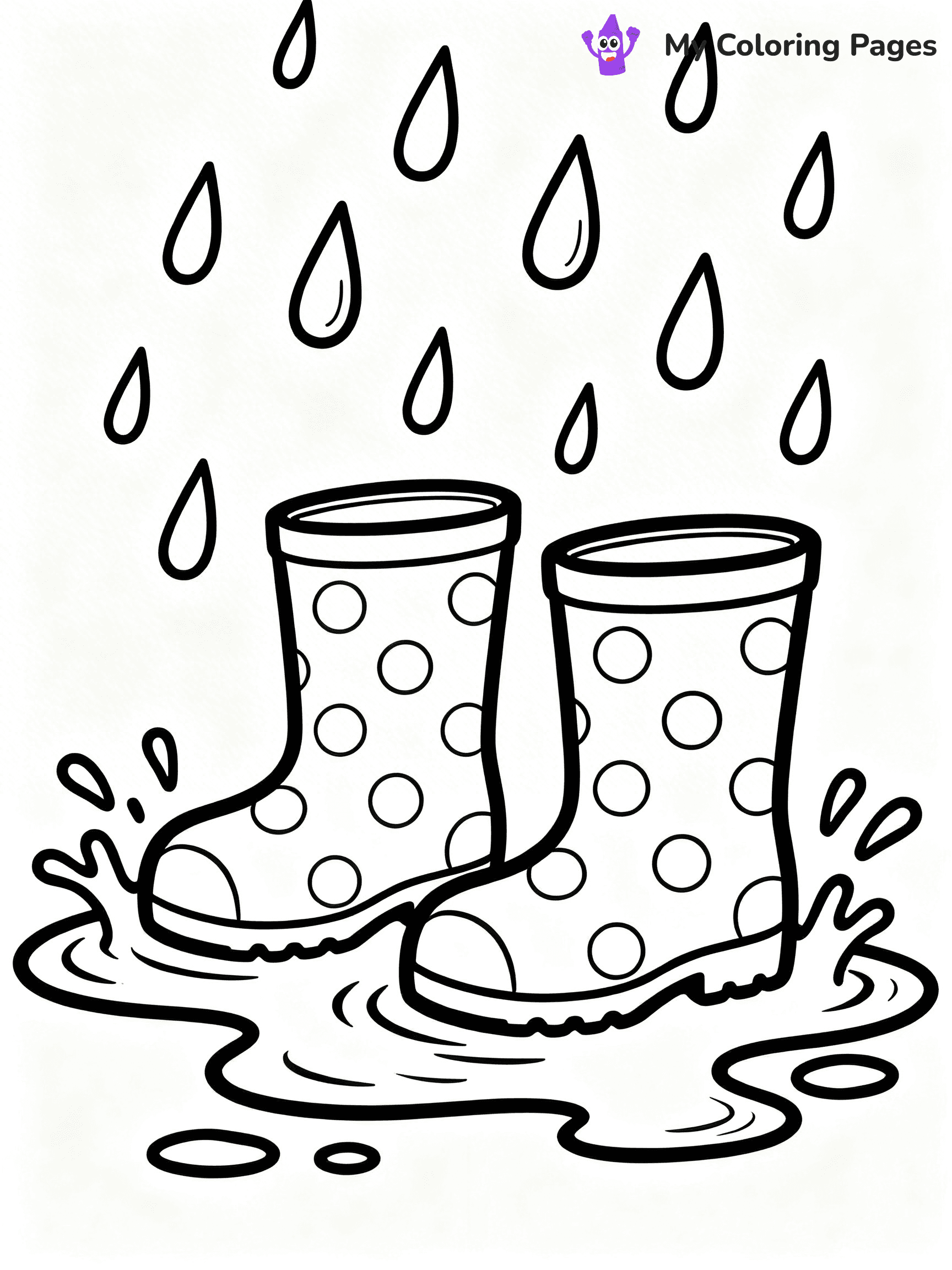 Shoe Coloring Pages PDF - 1