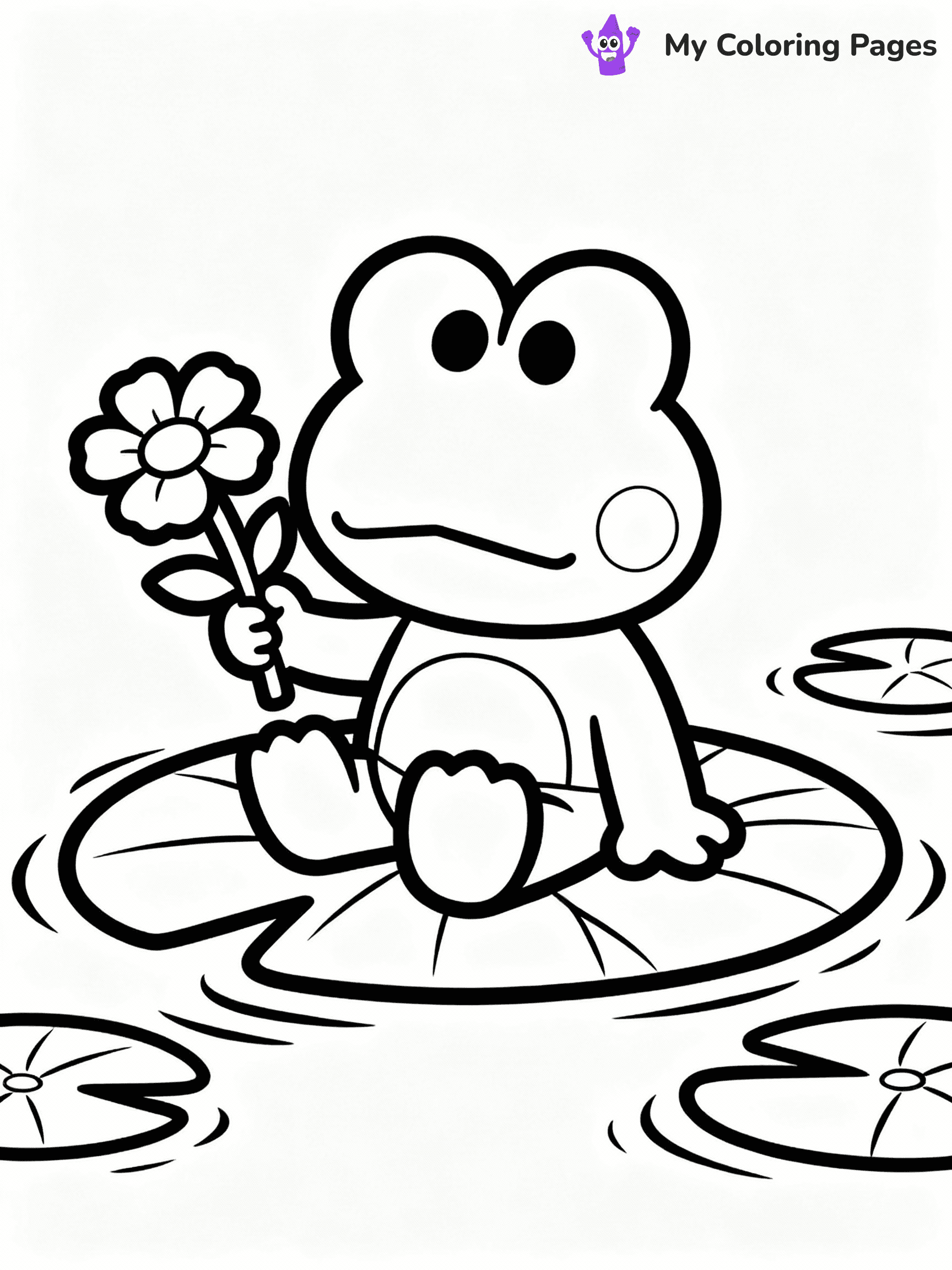 Keroppi Coloring Pages - 26