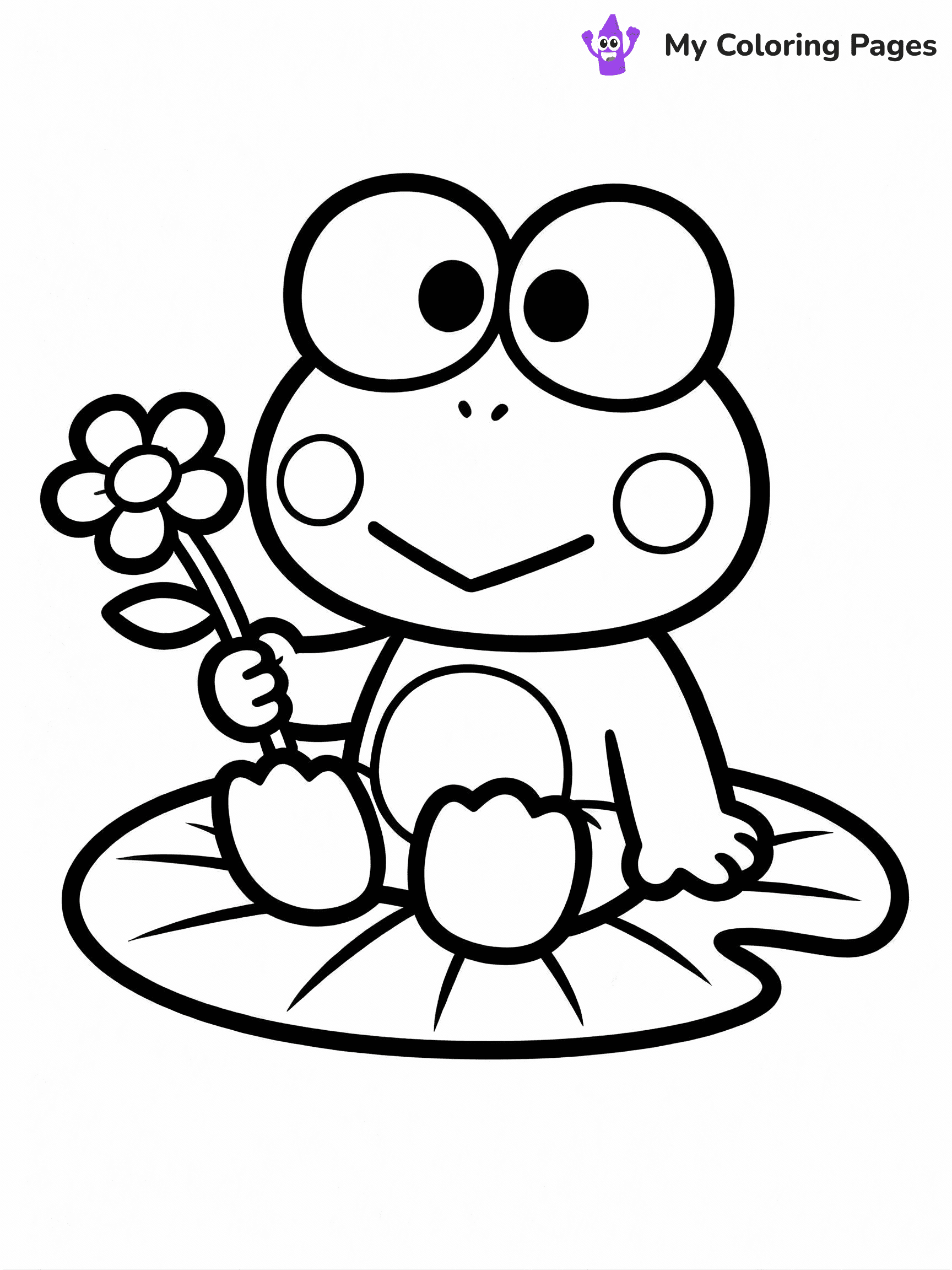 Keroppi Coloring Pages - 25