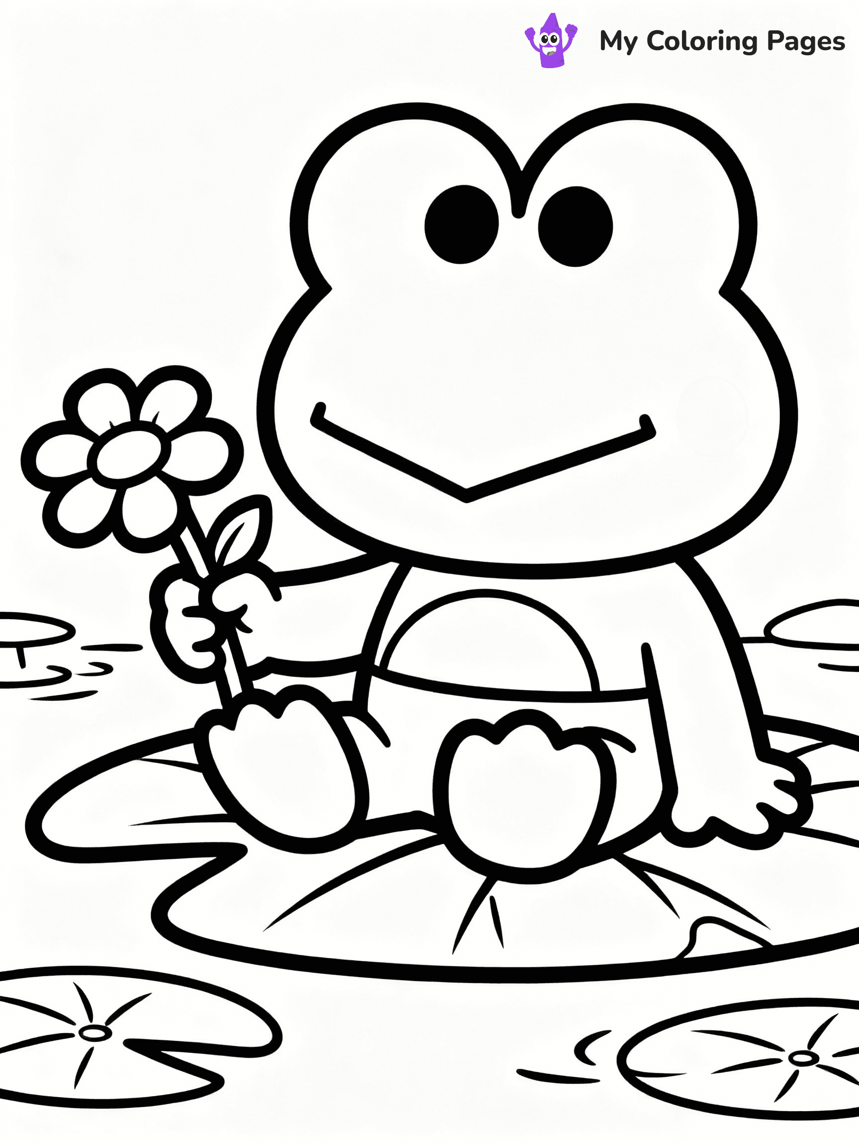 Keroppi Coloring Pages - 24