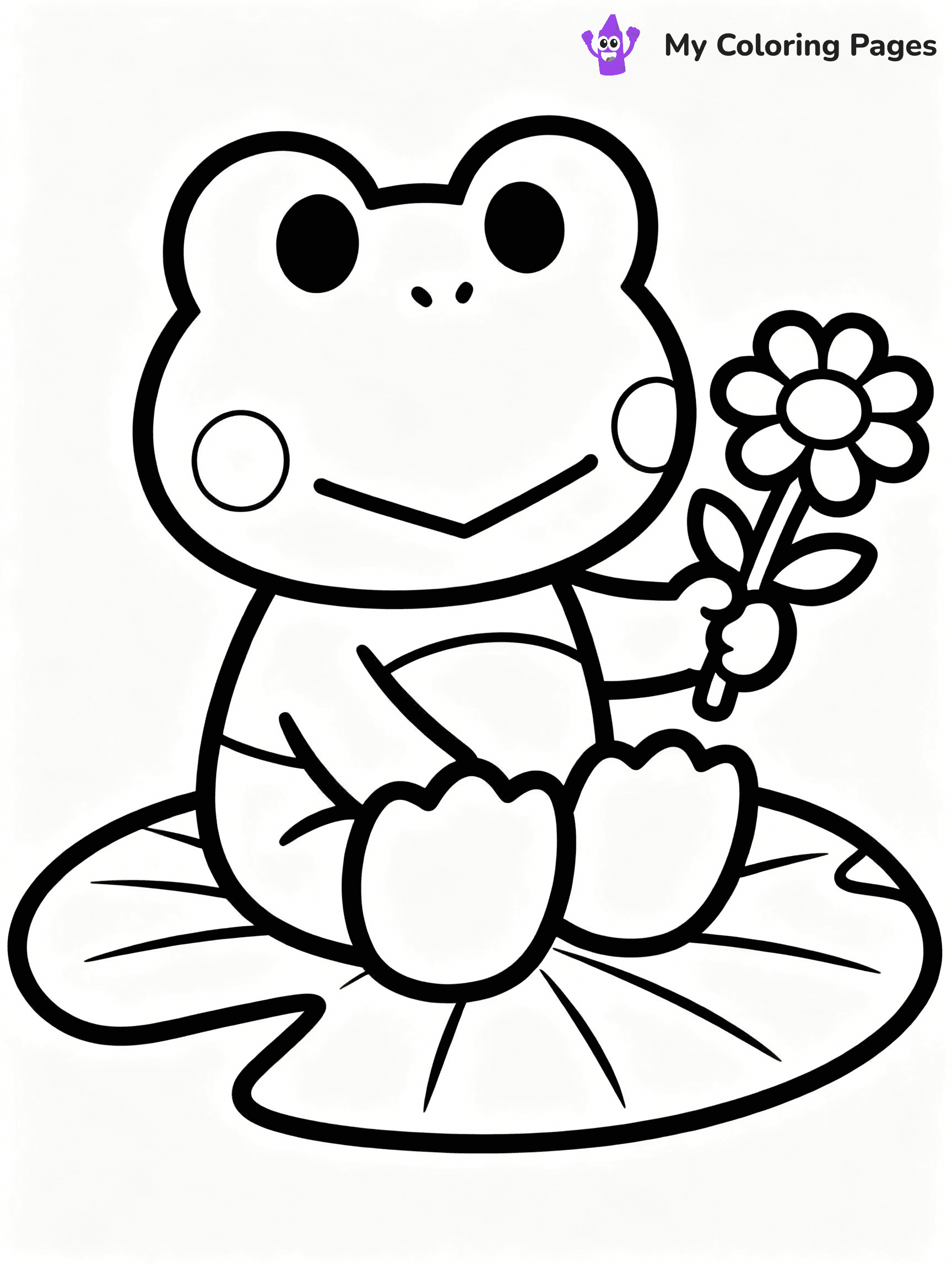 Keroppi Coloring Pages - 23