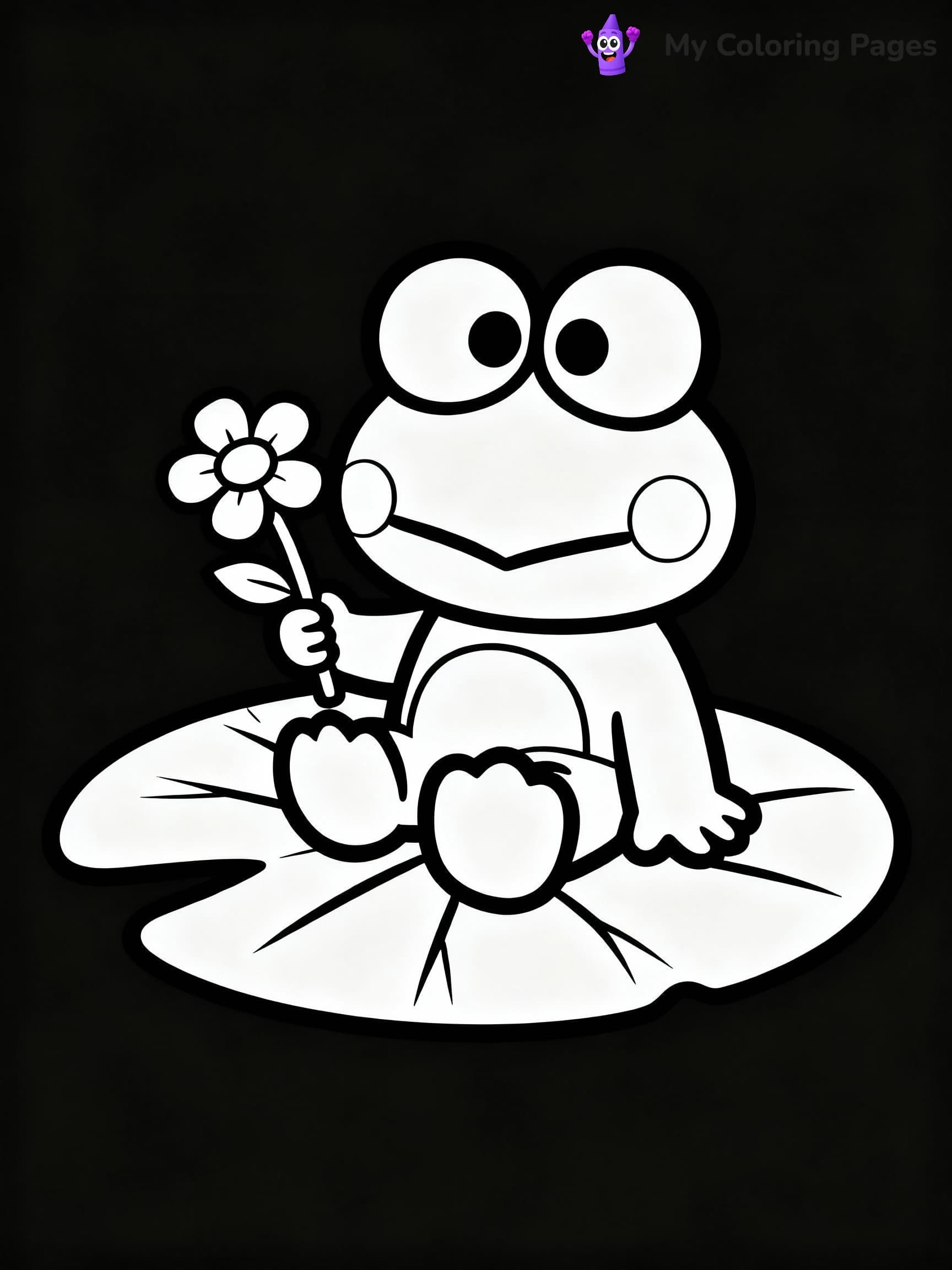 Keroppi Coloring Pages - 22