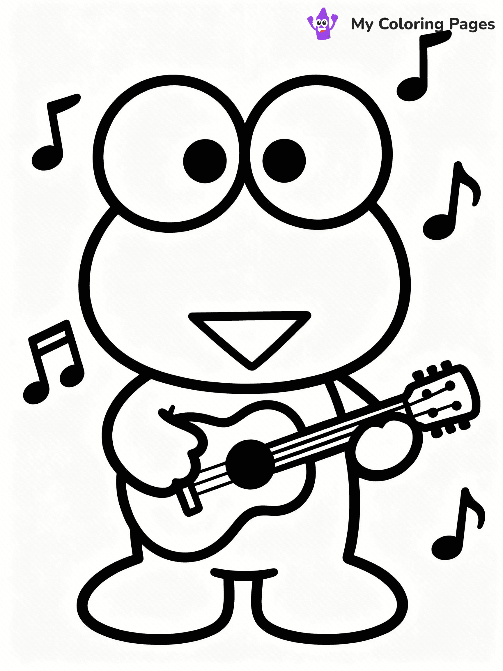 Keroppi Coloring Pages - 19