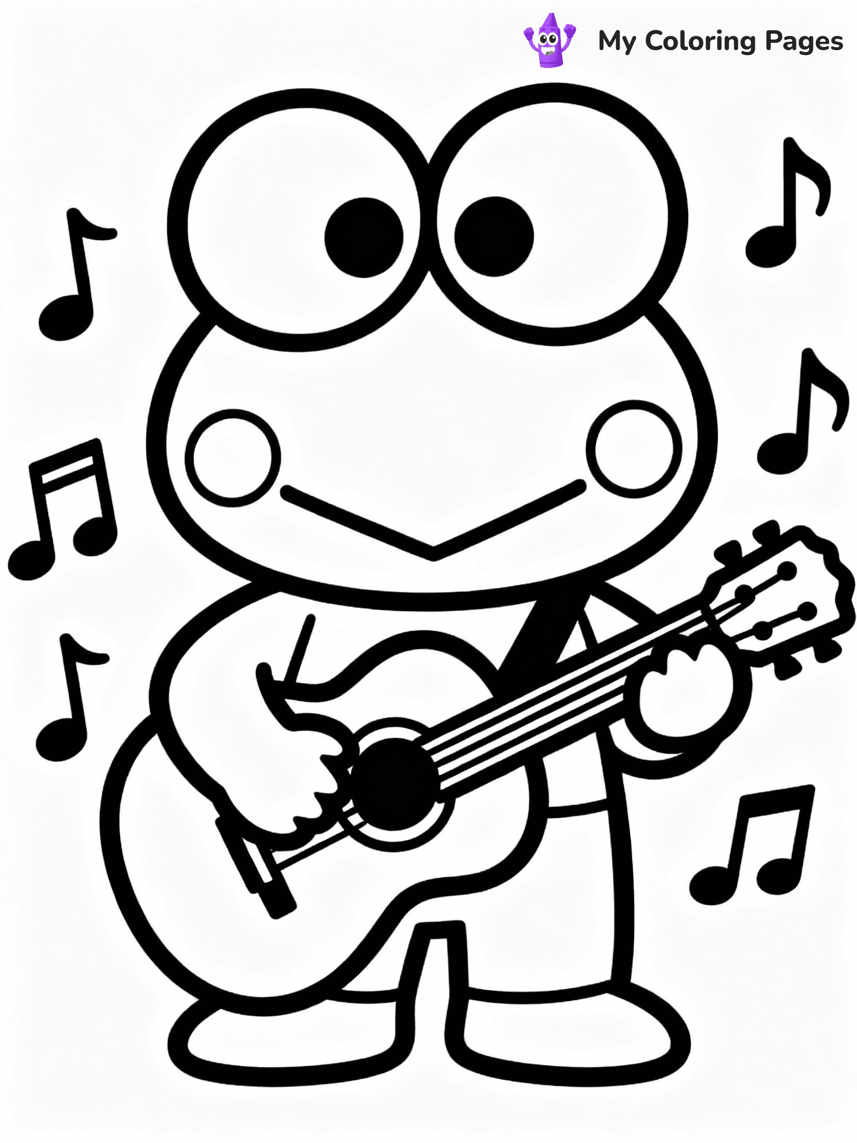 Keroppi Coloring Pages - 15