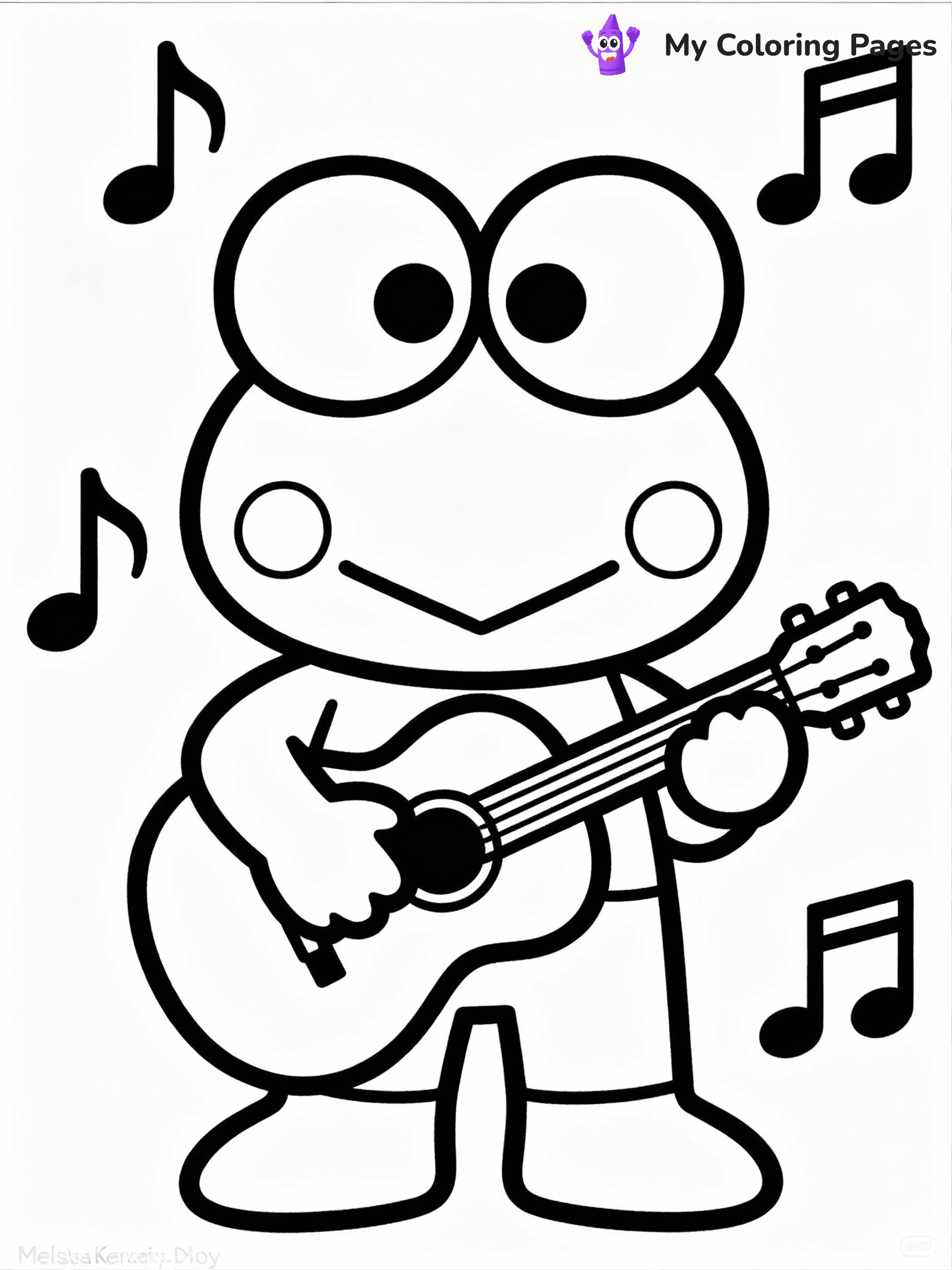 Keroppi Coloring Pages - 14