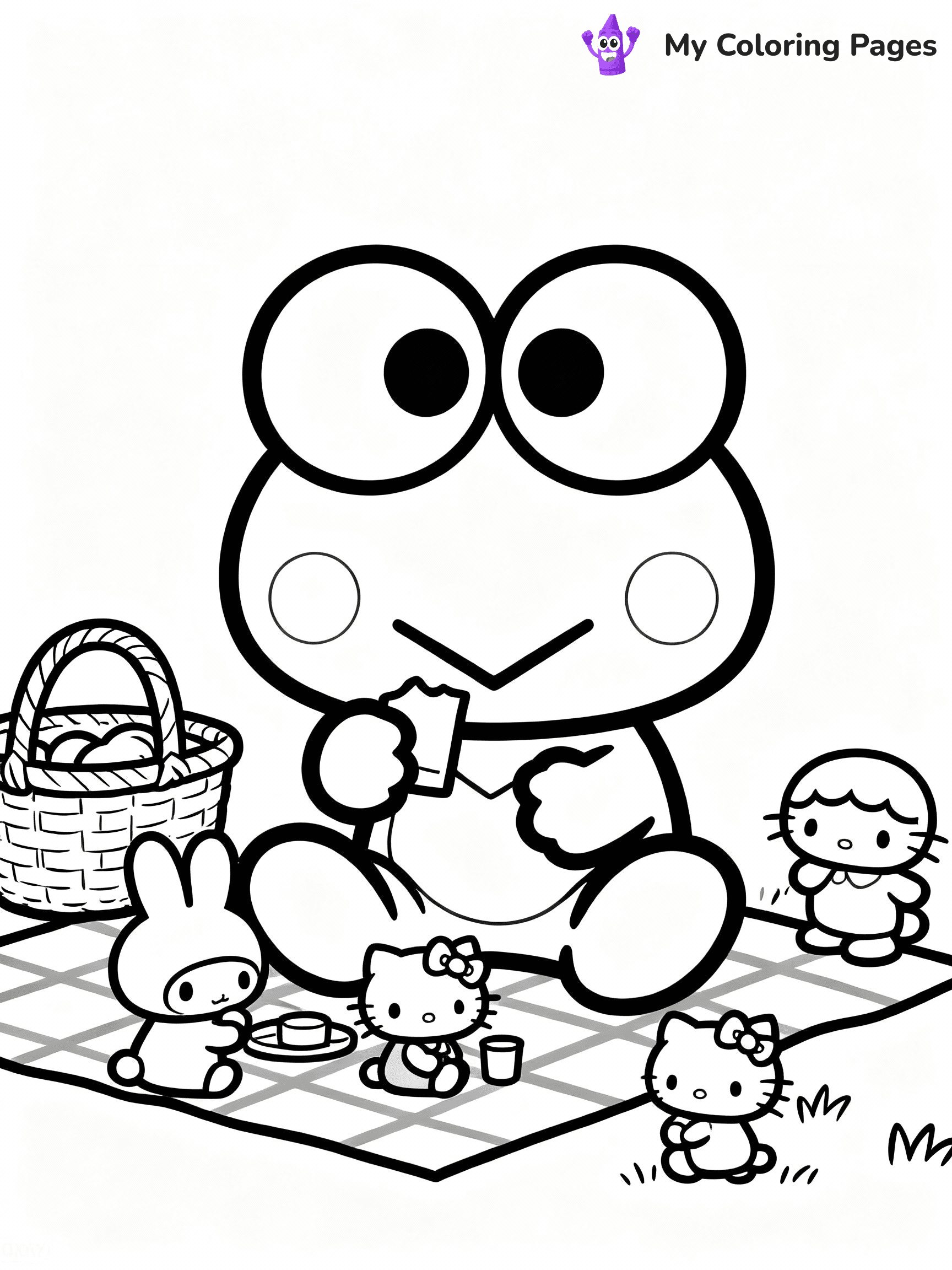Keroppi Coloring Pages - 13