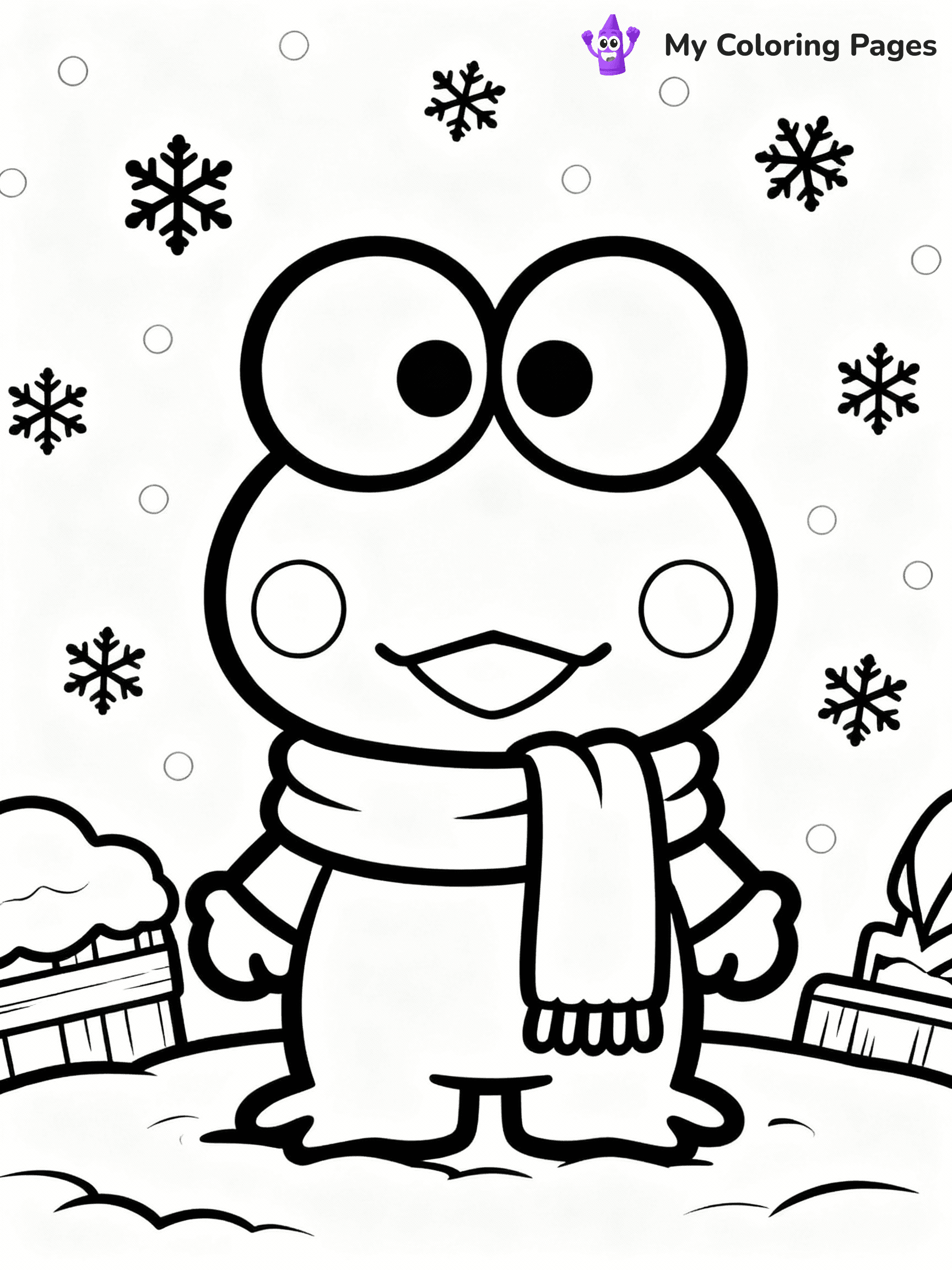 Keroppi Coloring Pages - 6
