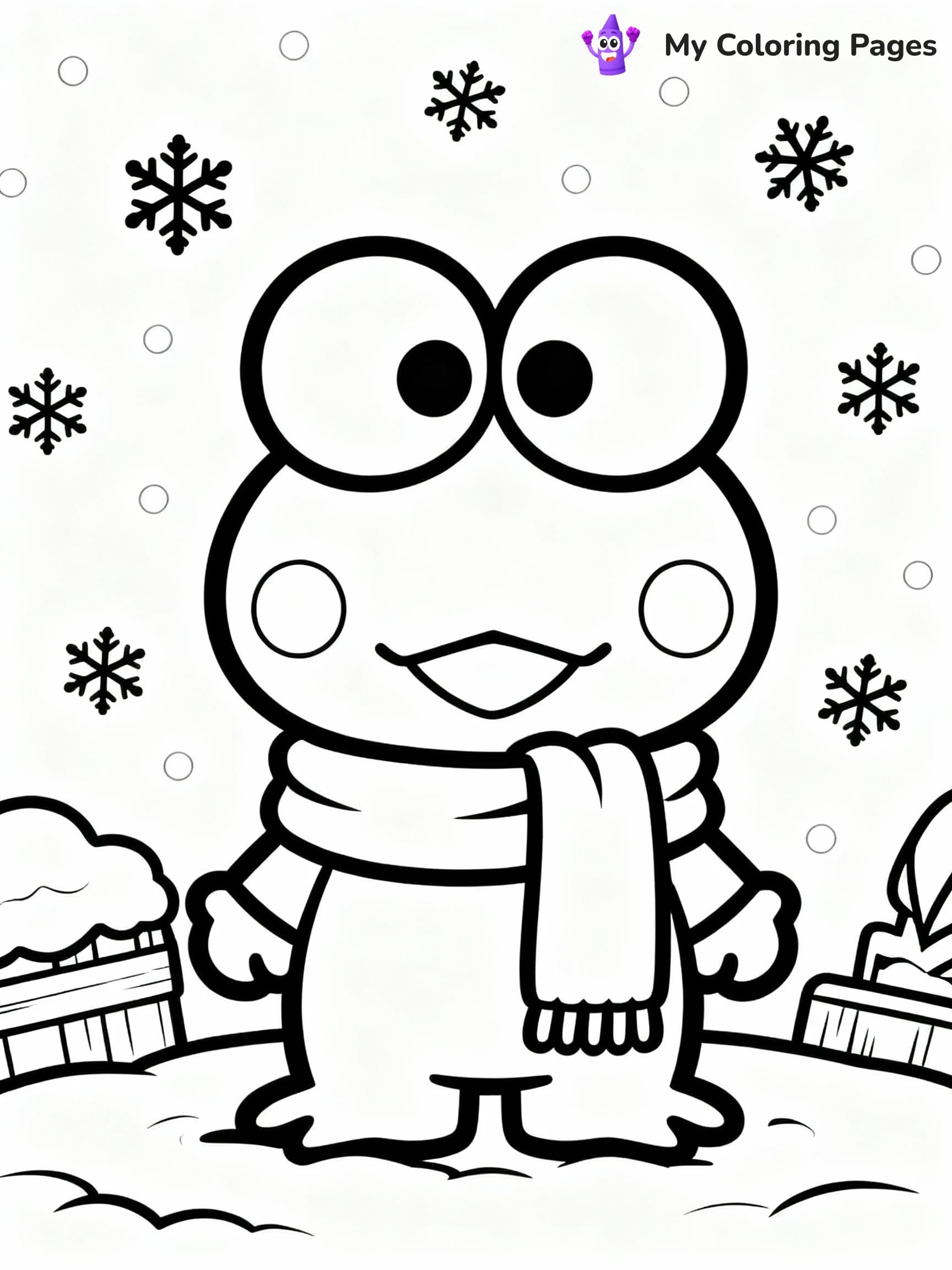 Keroppi Coloring Pages - 6