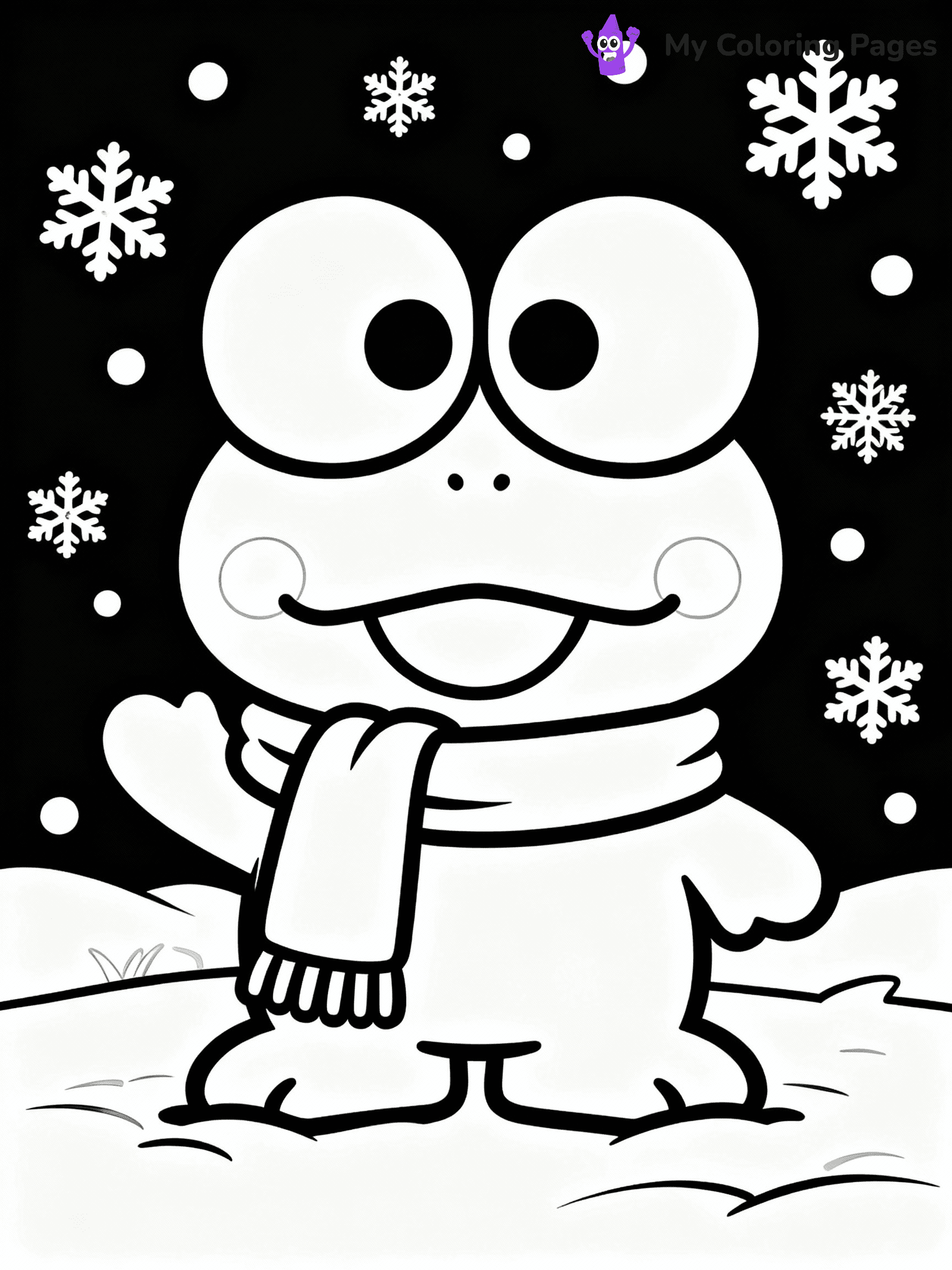 Keroppi Coloring Pages - 5