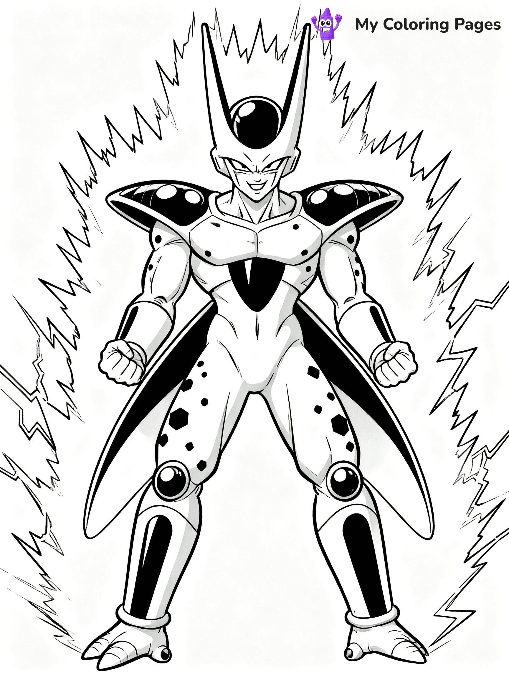 Goku Super Saiyan Coloring Pages - 23