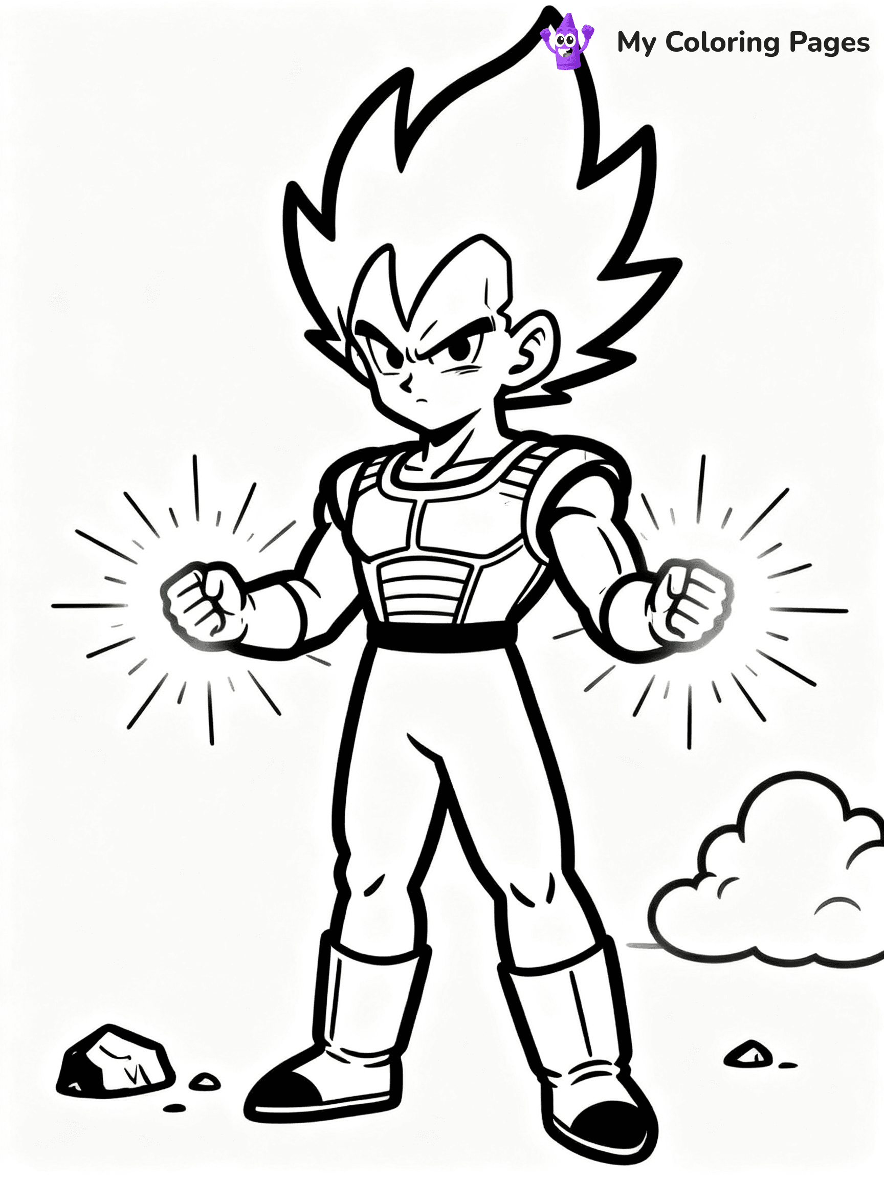 Goku Super Saiyan Coloring Pages - 13