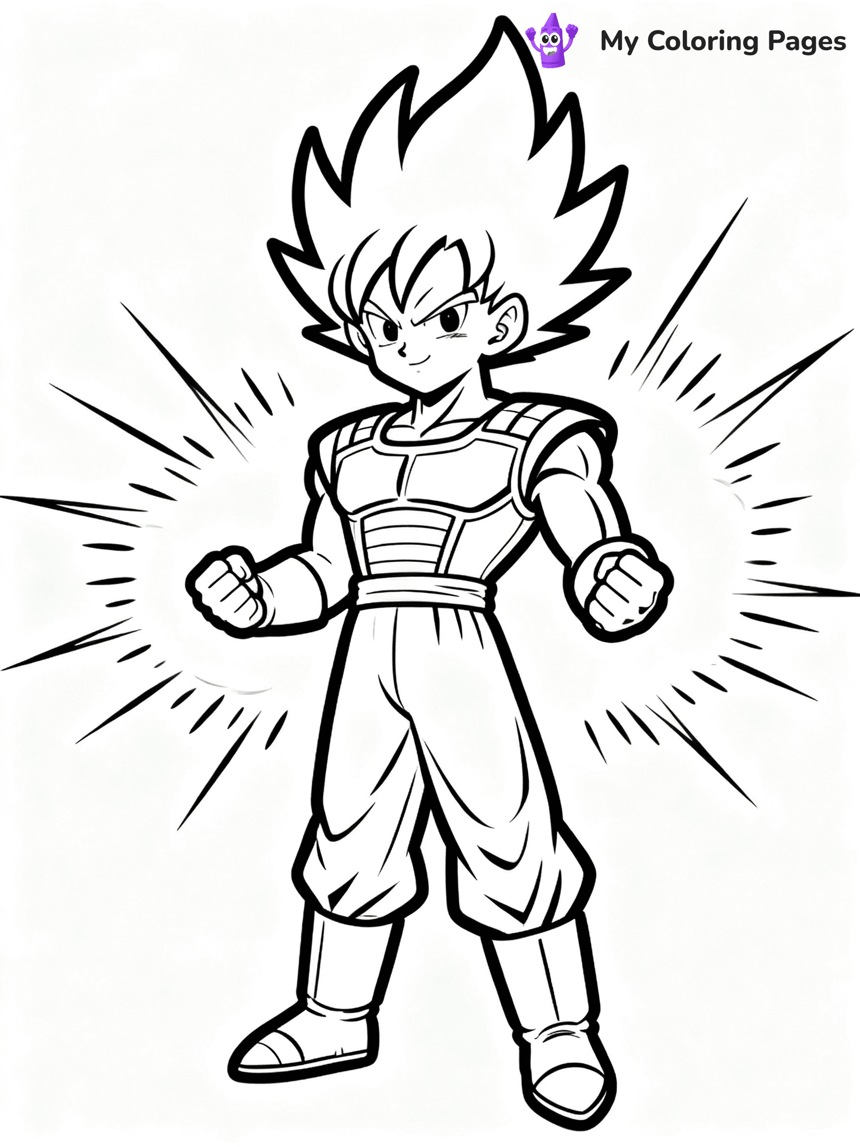 Goku Super Saiyan Coloring Pages - 11