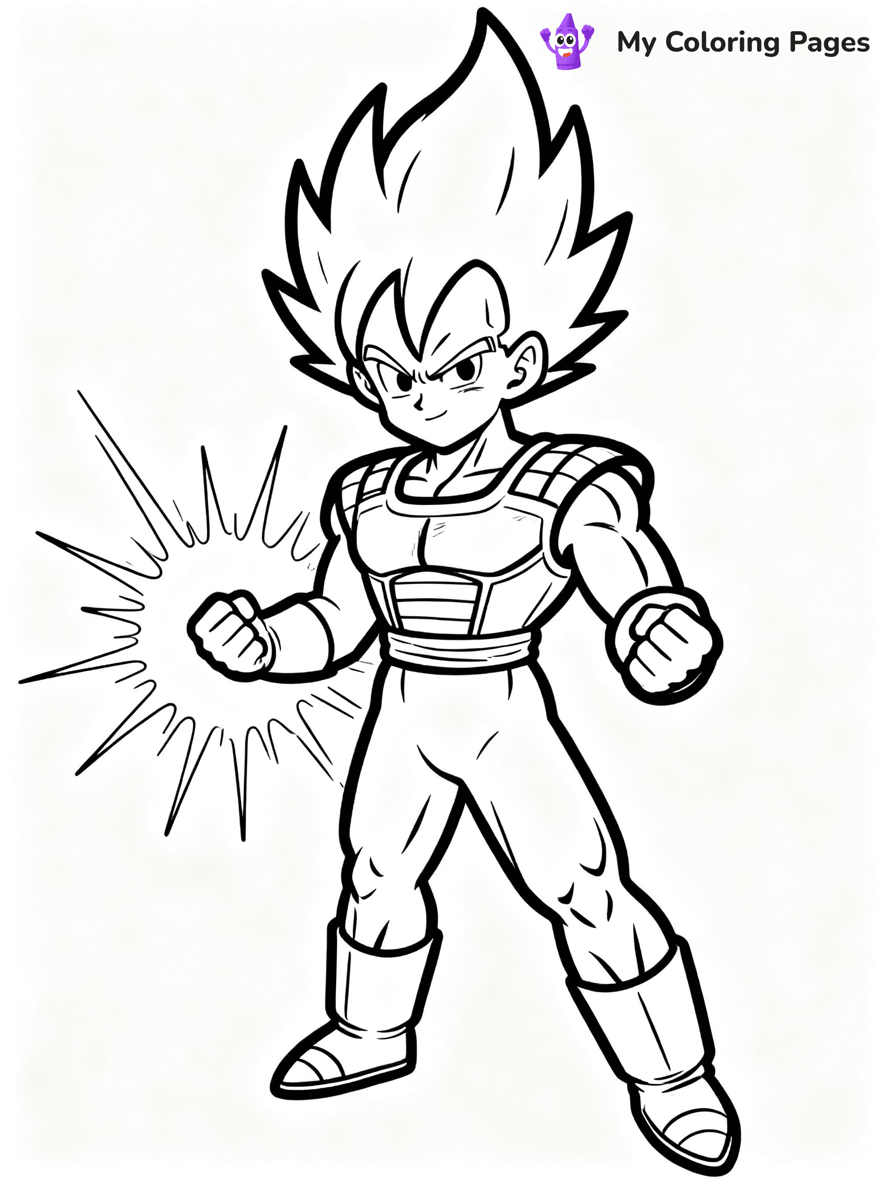 Goku Super Saiyan Coloring Pages - 9
