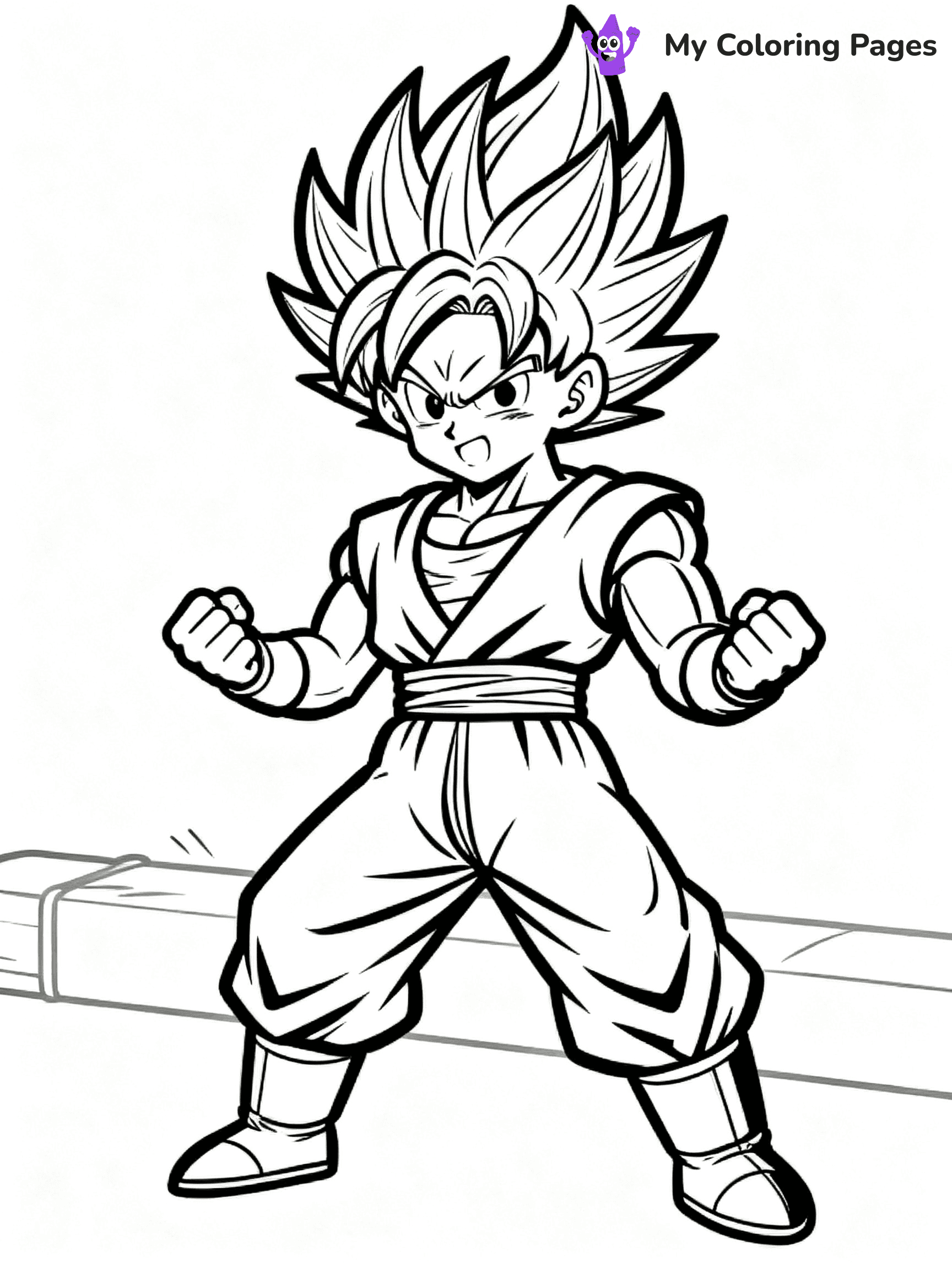 Goku Super Saiyan Coloring Pages - 5