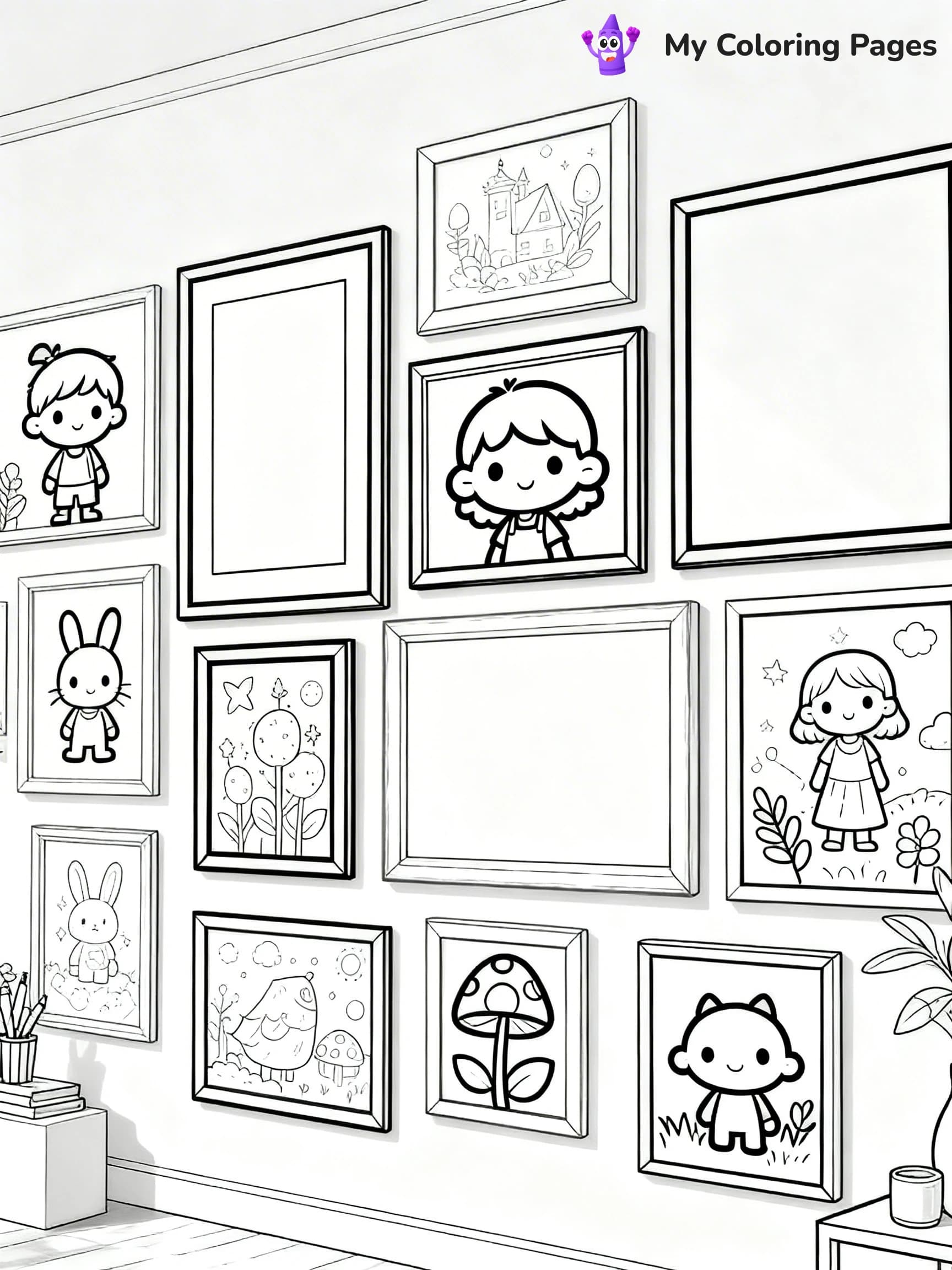 Art Coloring Pages - 5