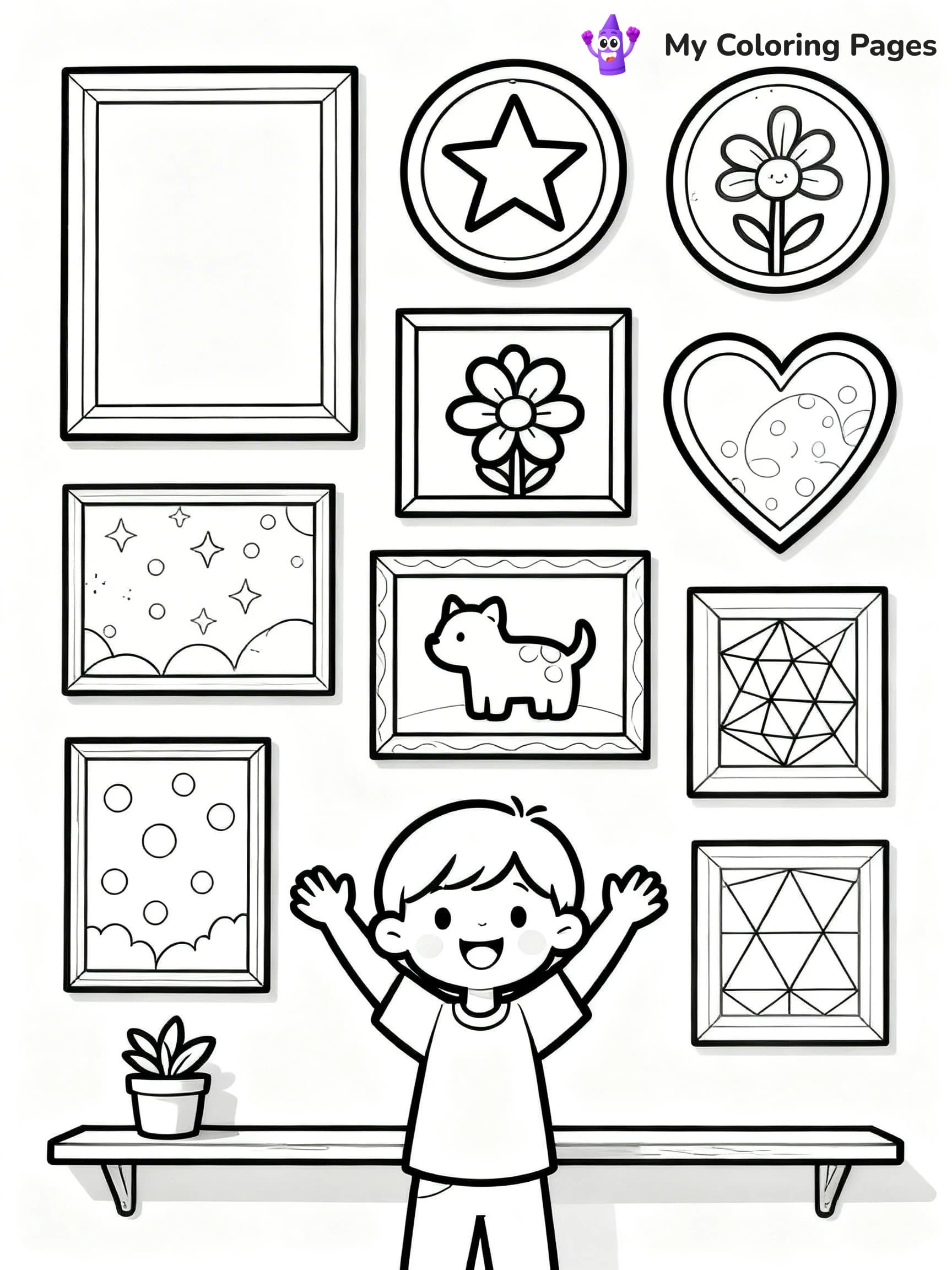 Art Coloring Pages - 2