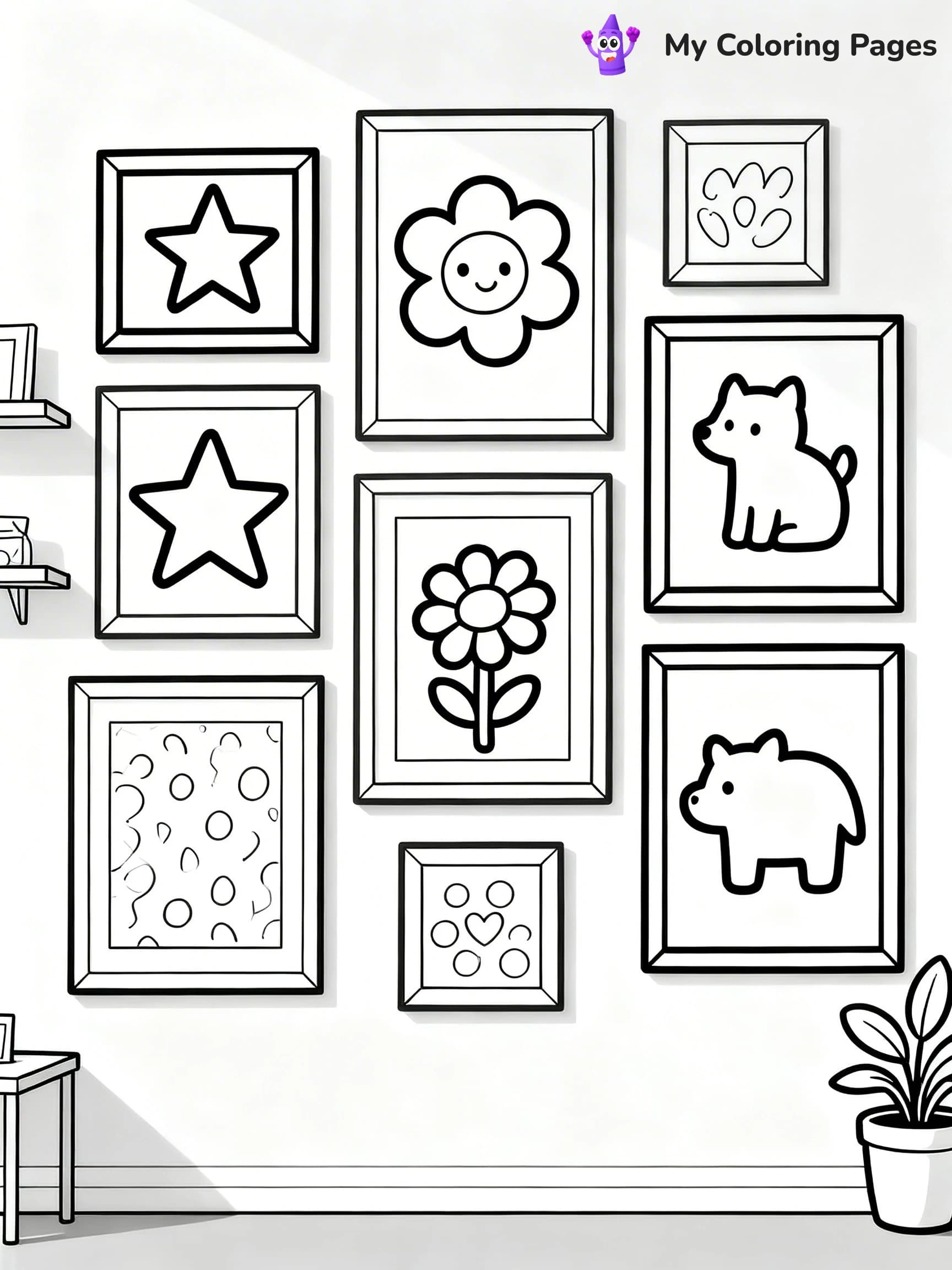Art Coloring Pages - 1