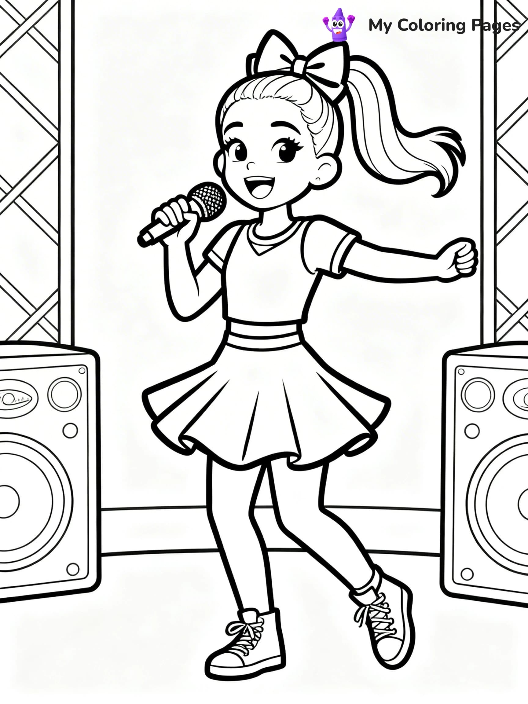Jojo Siwa Coloring Pages - 14