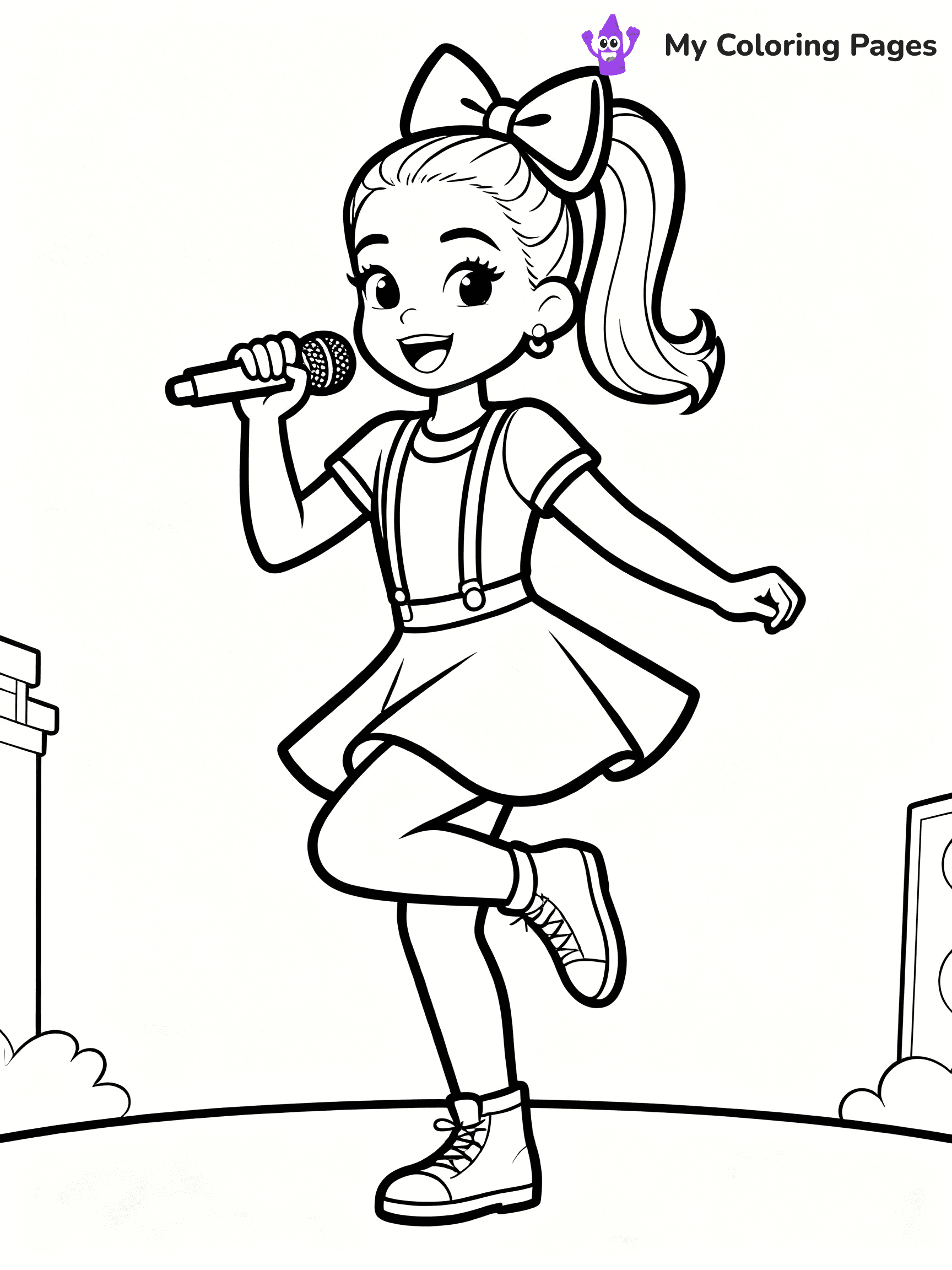 Jojo Siwa Coloring Pages - 12