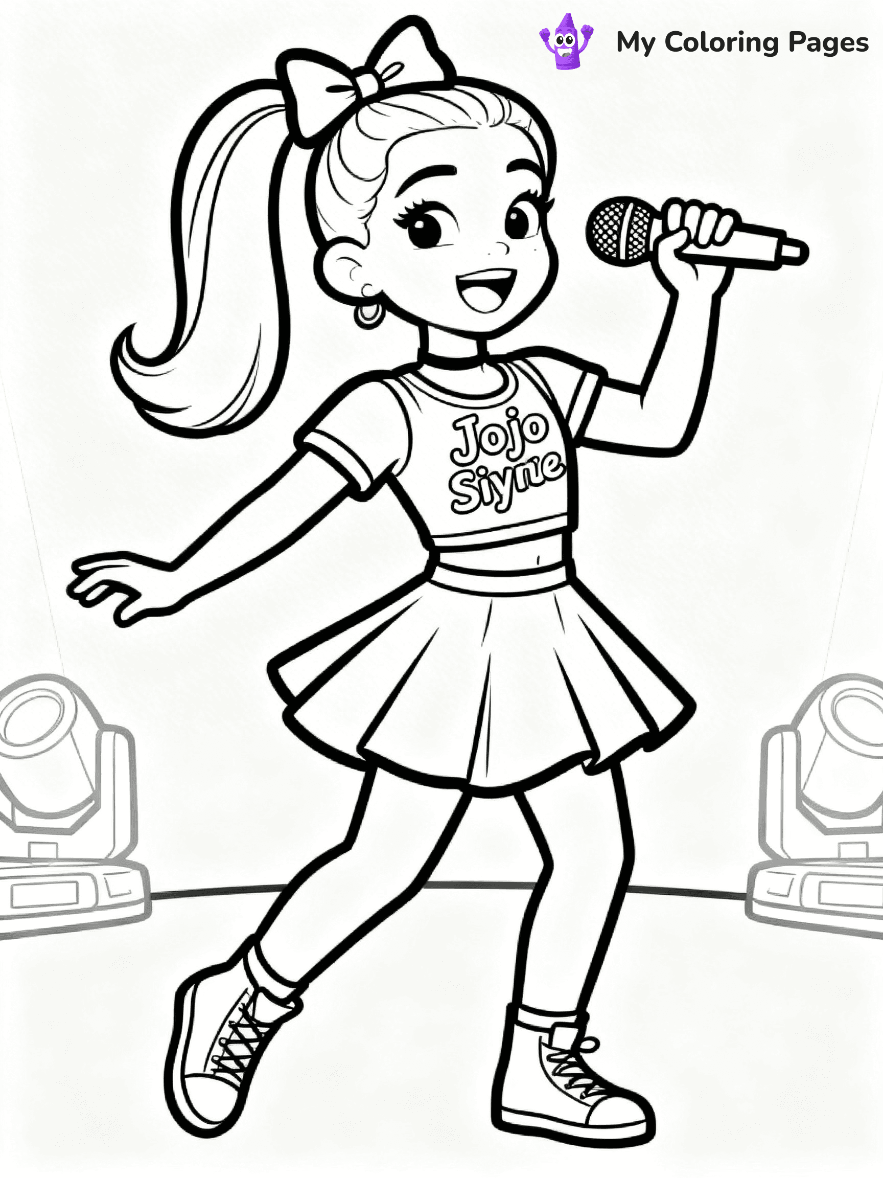 Jojo Siwa Coloring Pages - 10