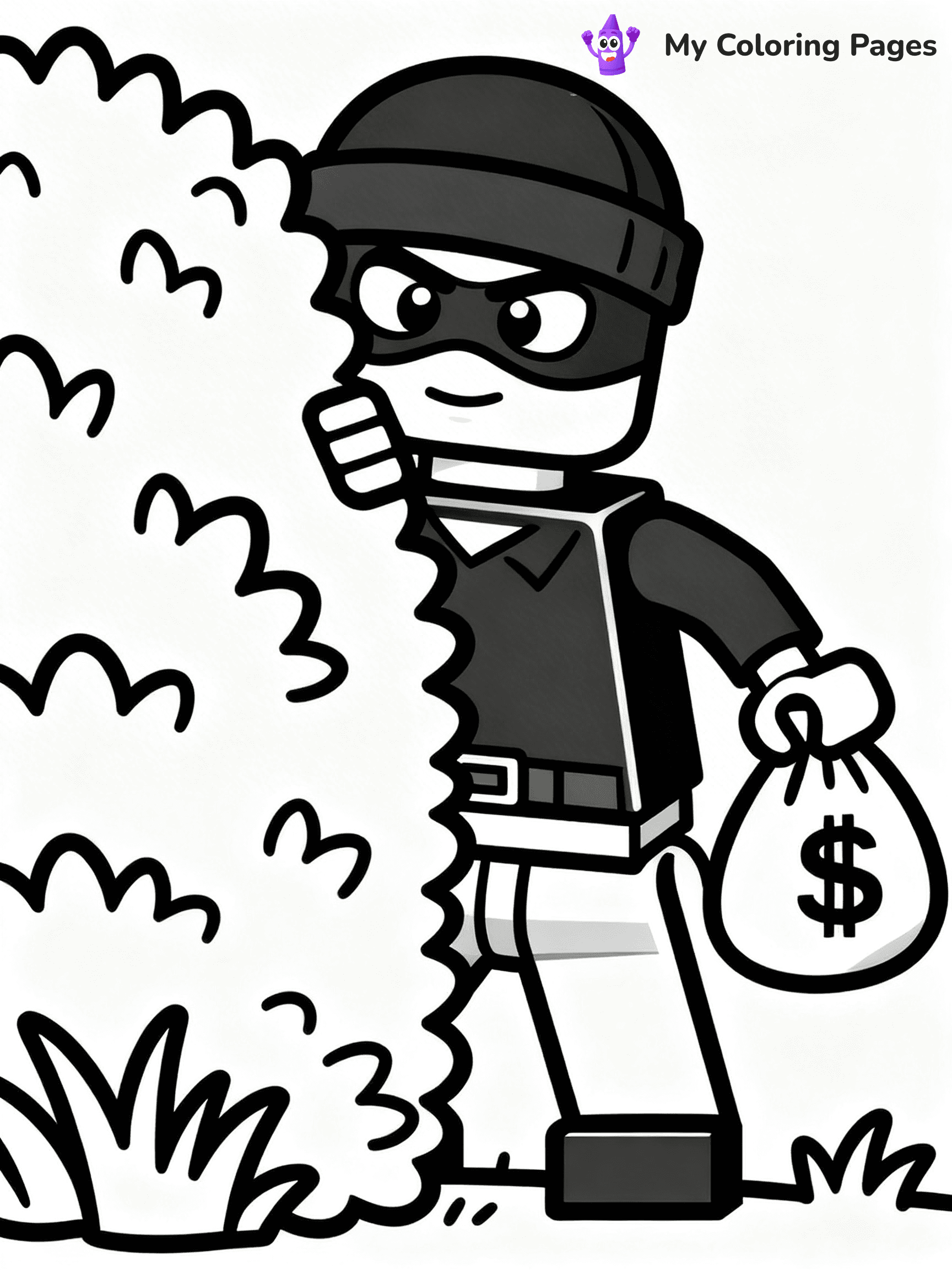 Lego Police Coloring Pages - 18