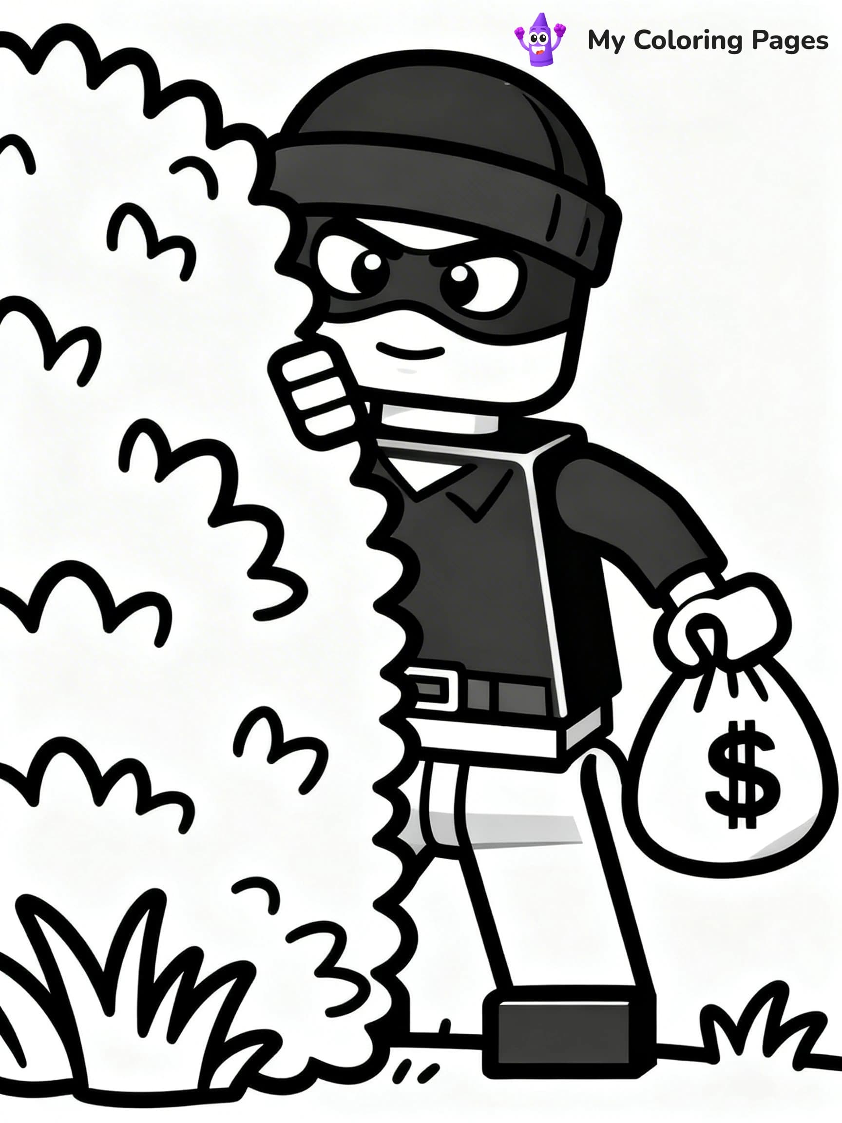 Lego Police Coloring Pages - 18