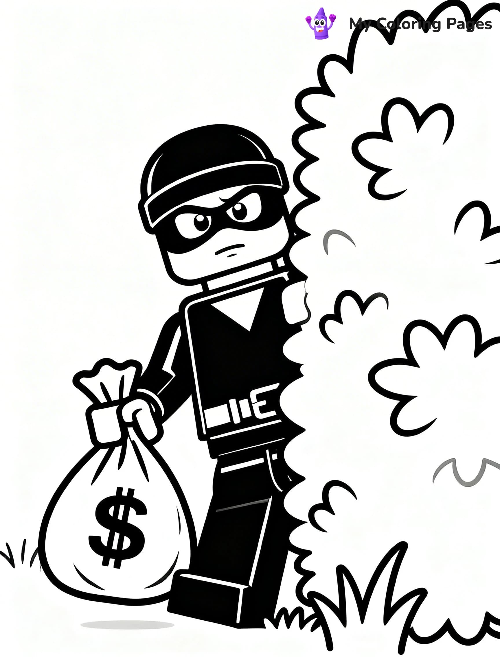 Lego Police Coloring Pages - 17