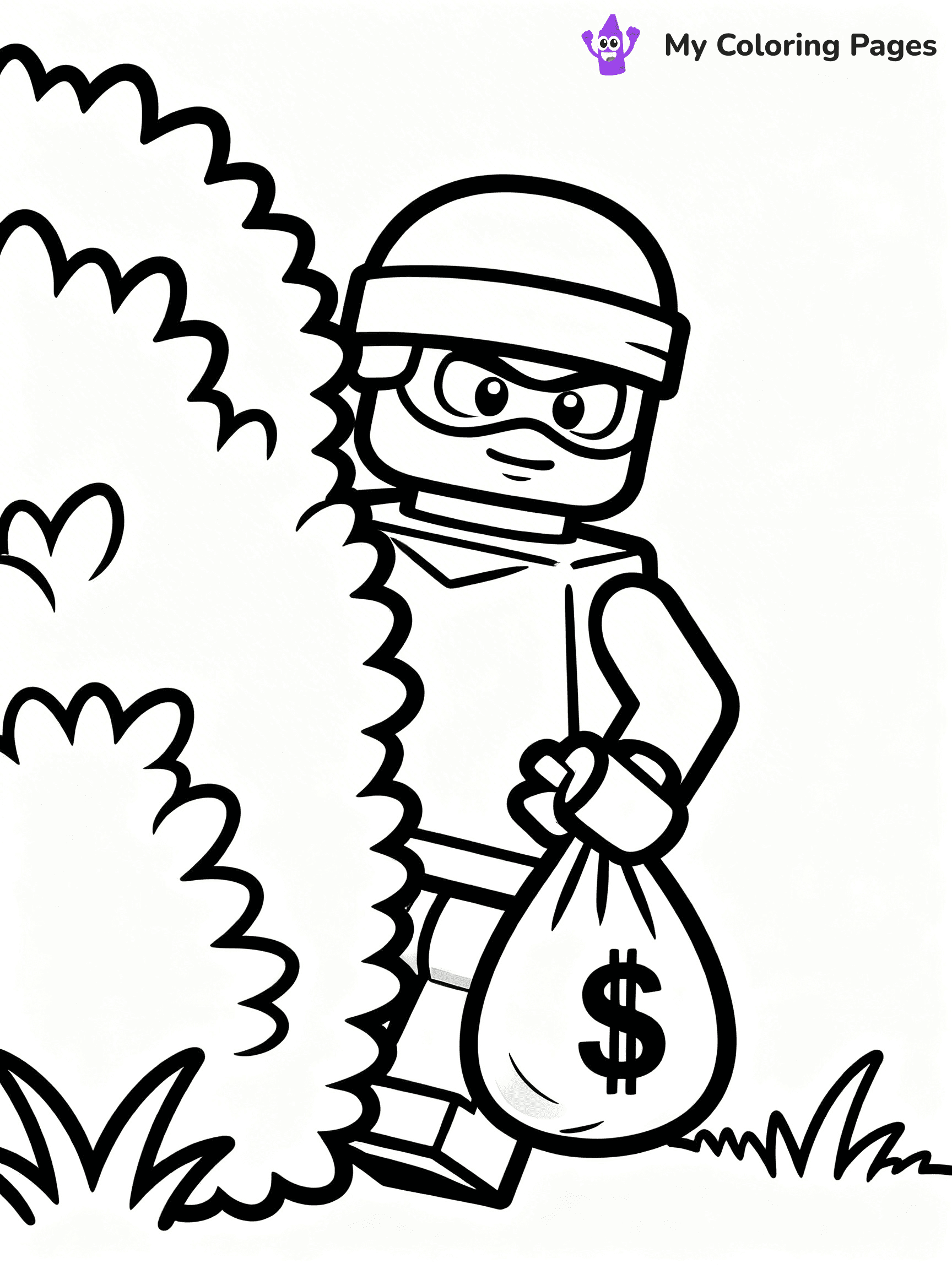 Lego Police Coloring Pages - 16