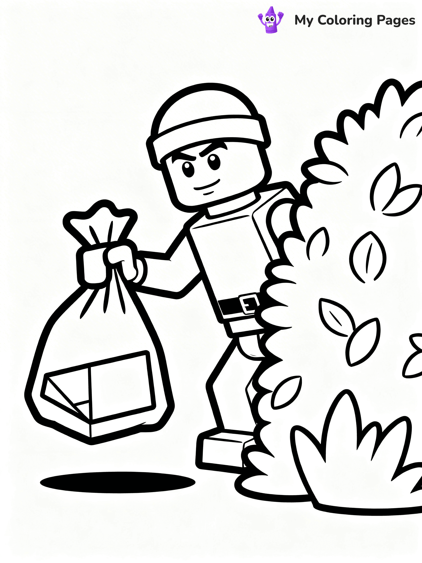 Lego Police Coloring Pages - 15