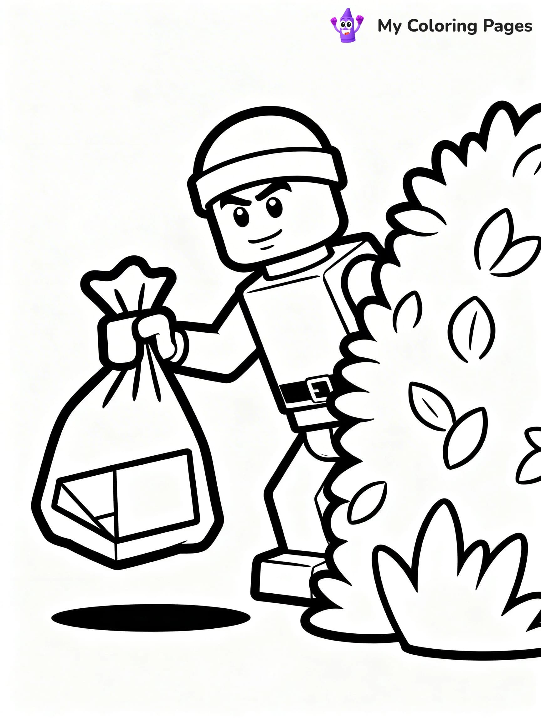 Lego Police Coloring Pages - 15