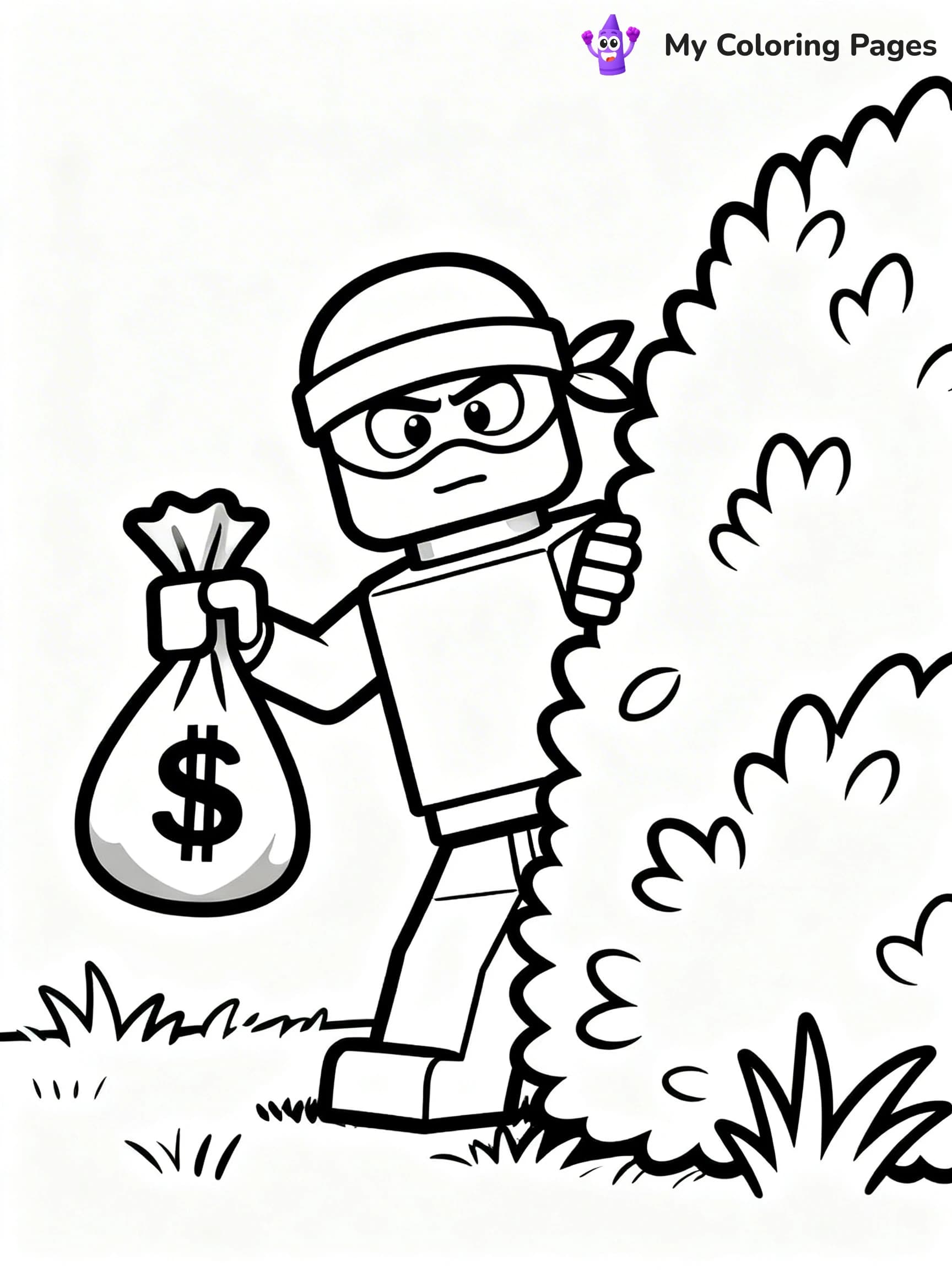 Lego Police Coloring Pages - 2