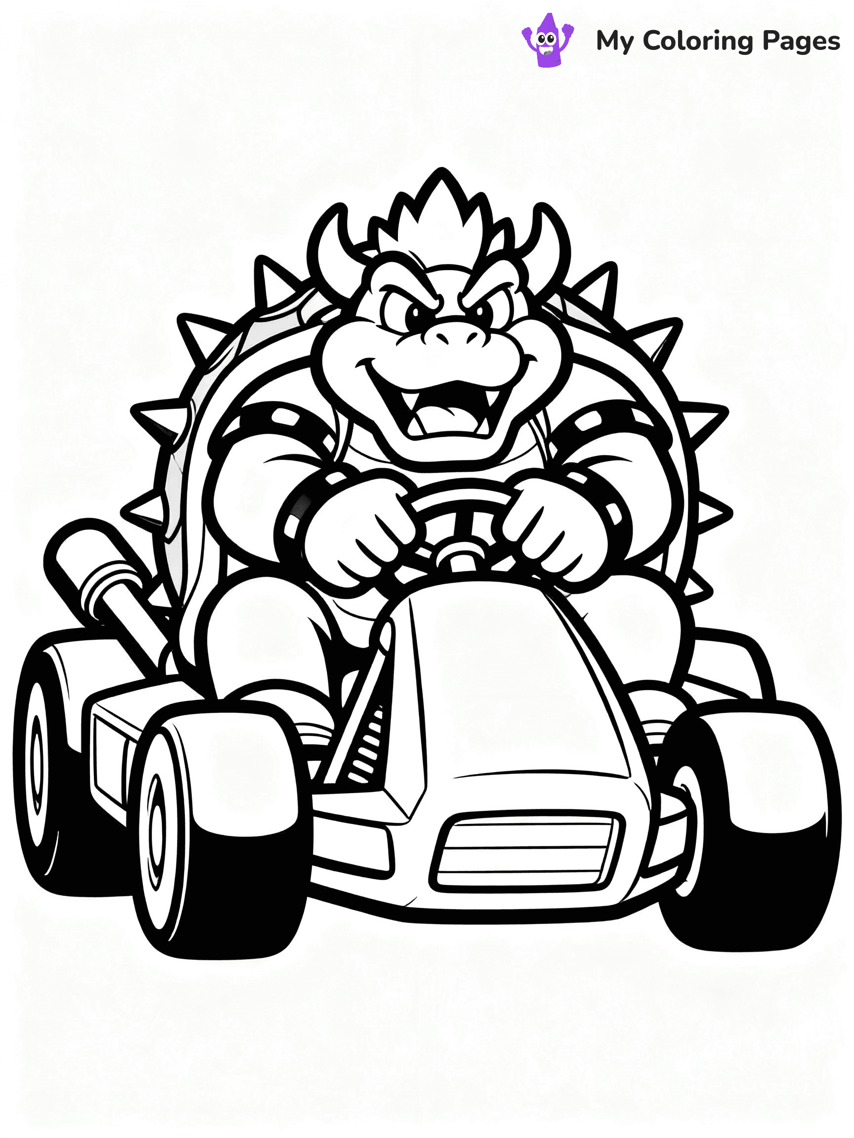 Mario Kart Coloring Pages - 39