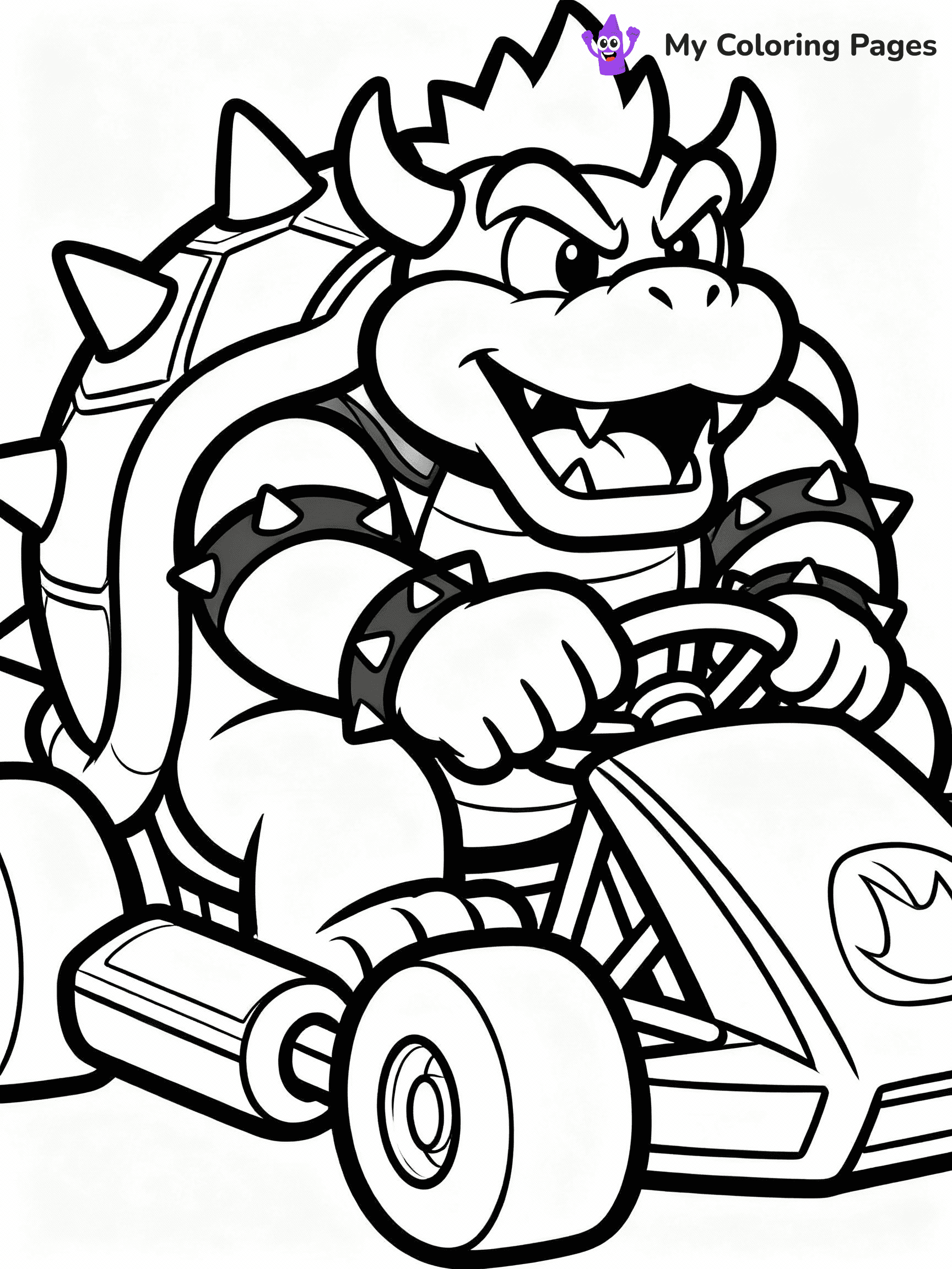 Mario Kart Coloring Pages - 36