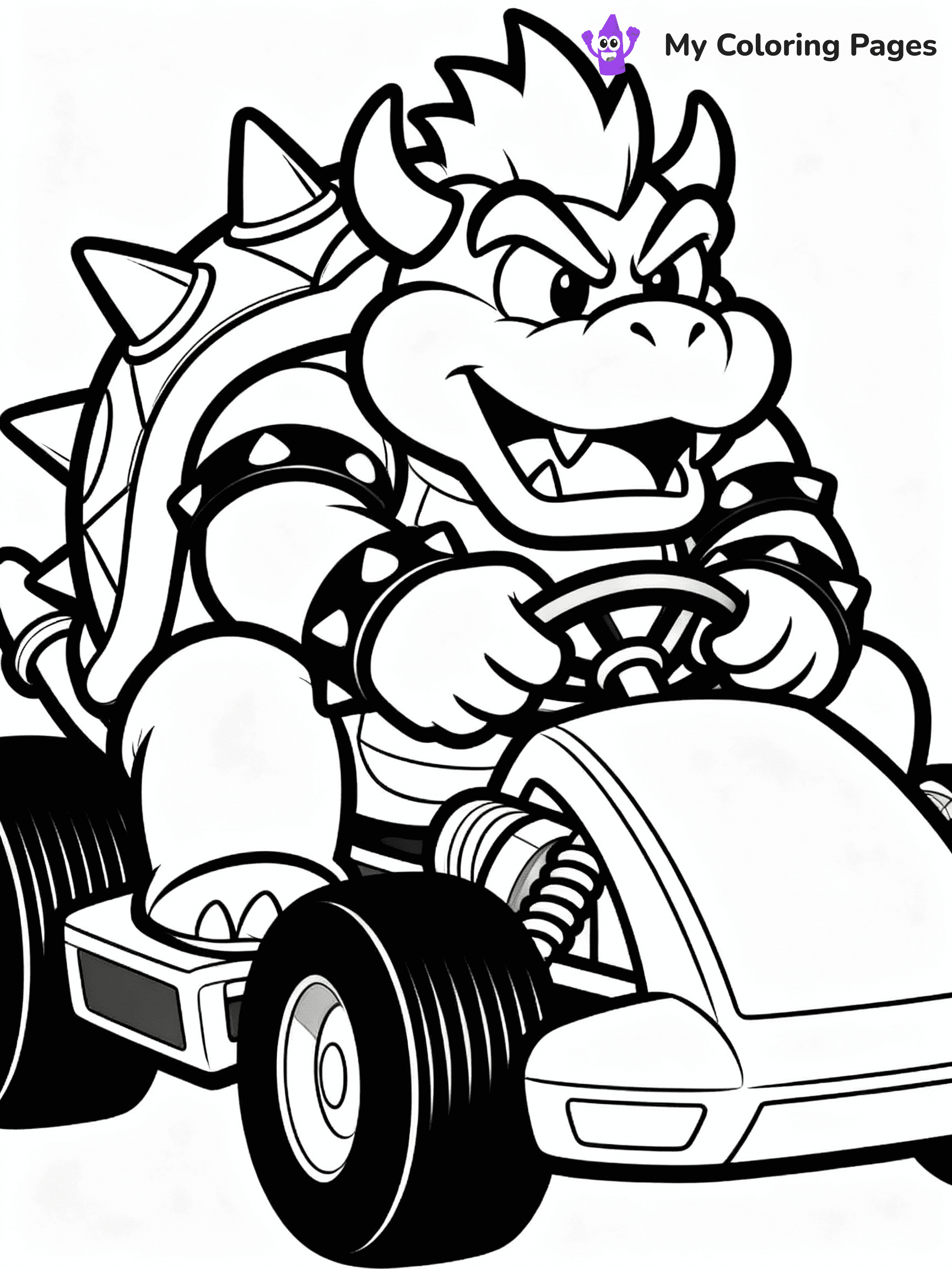 Mario Kart Coloring Pages - 35