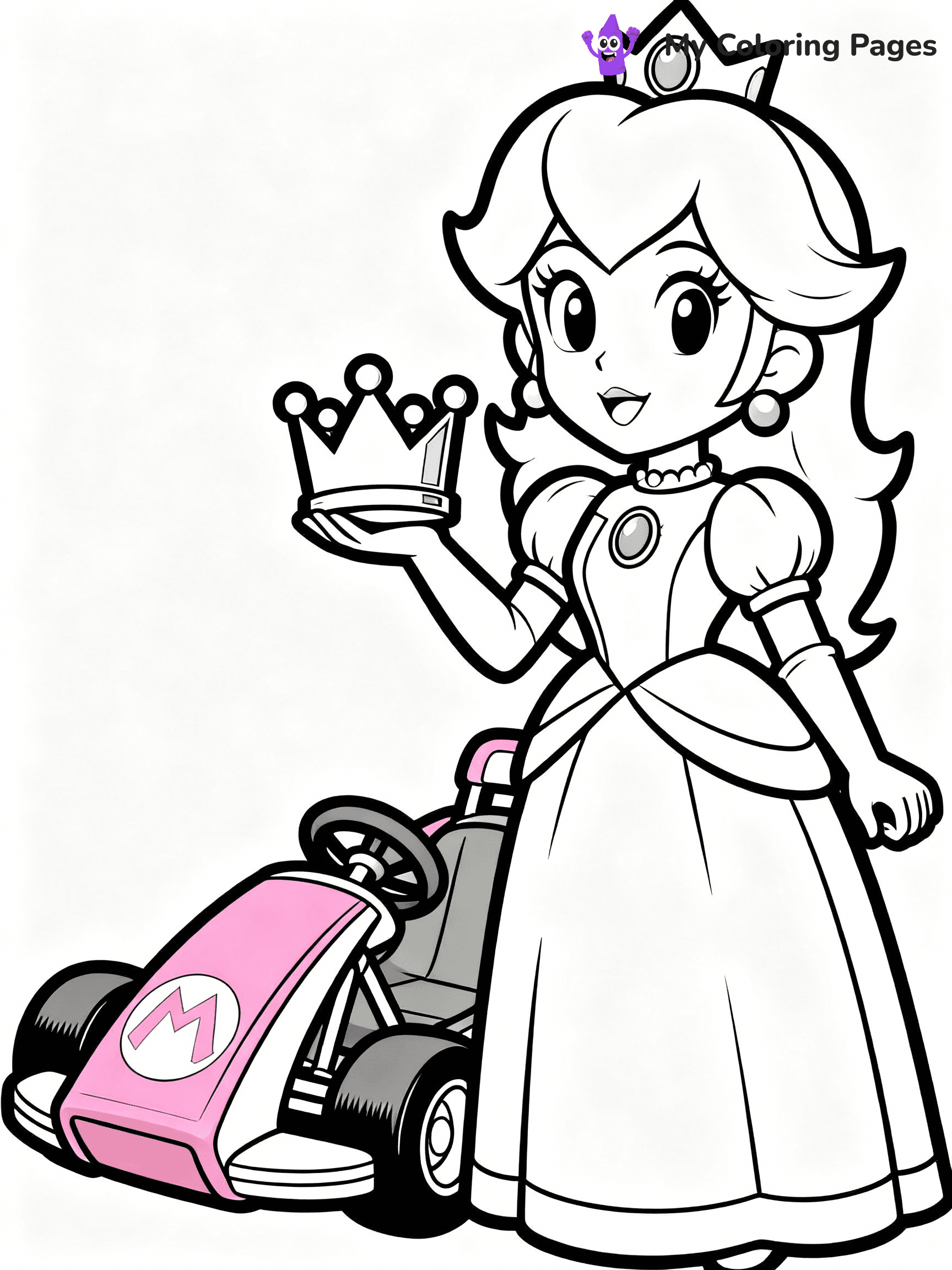 Mario Kart Coloring Pages - 31