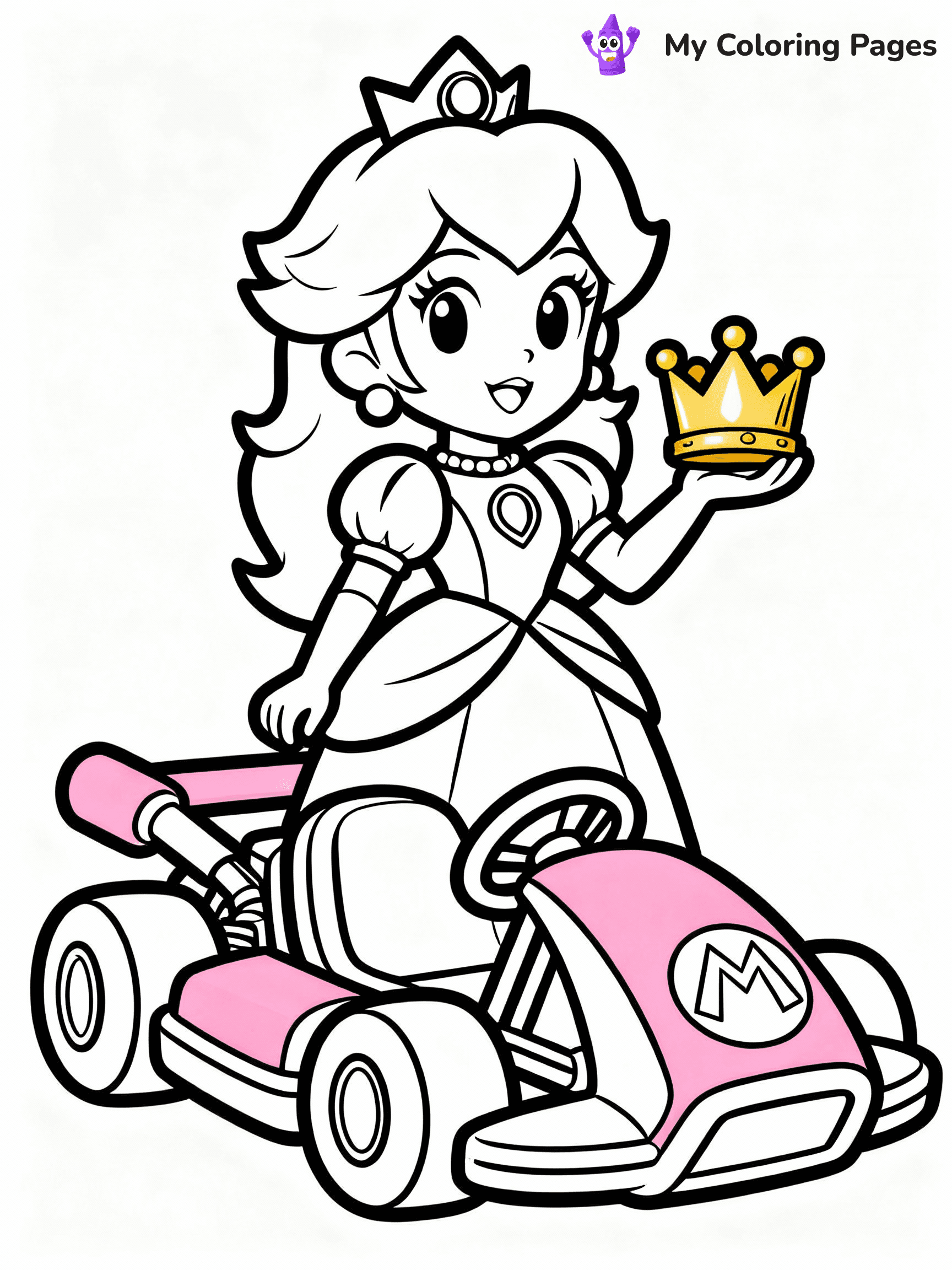 Mario Kart Coloring Pages - 30