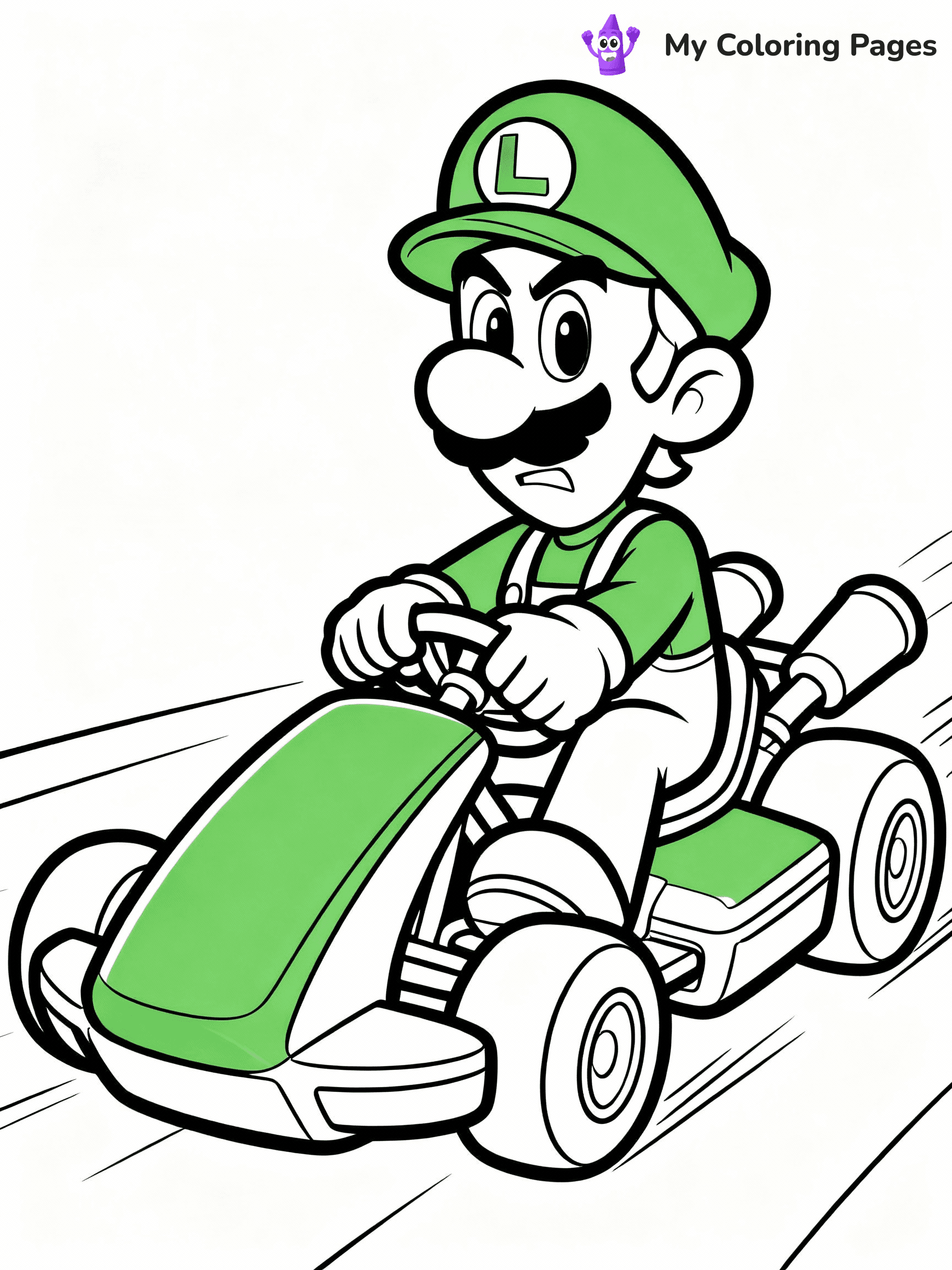 Mario Kart Coloring Pages - 26