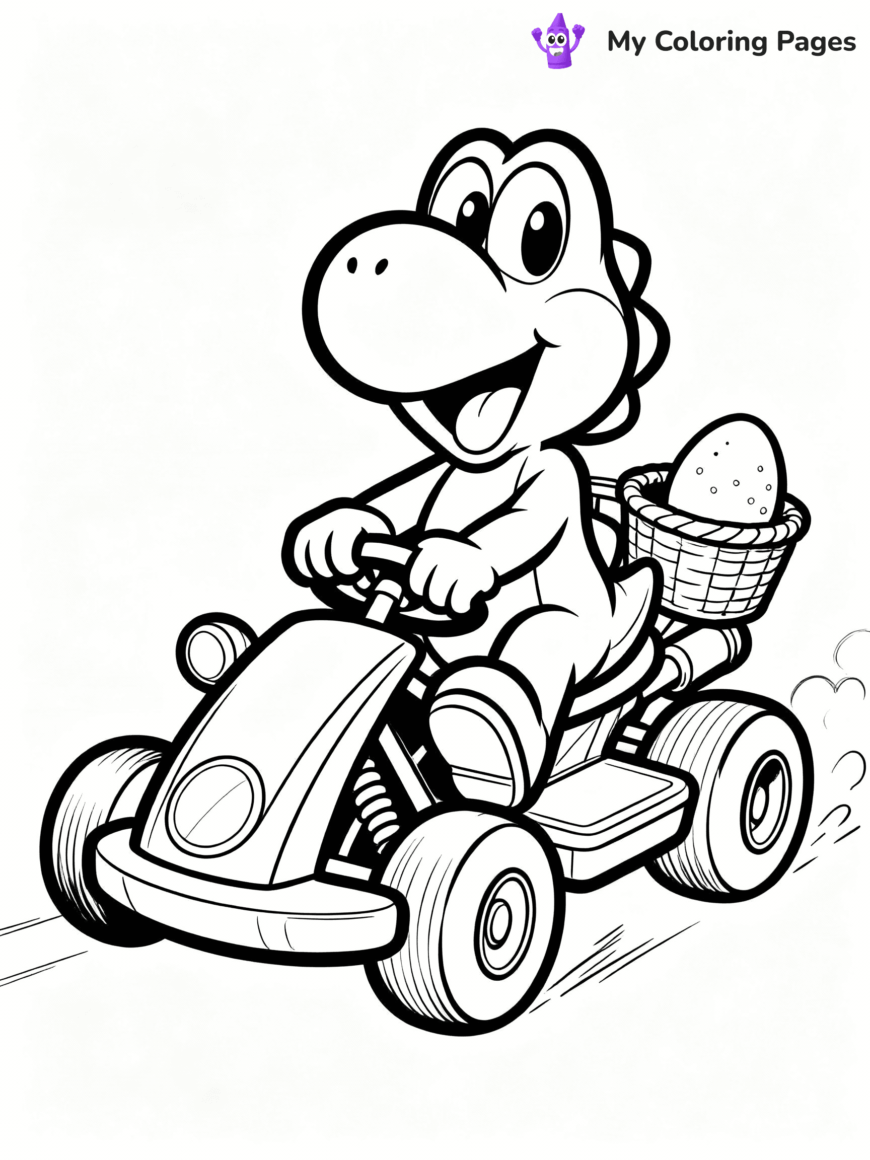 Mario Kart Coloring Pages - 5