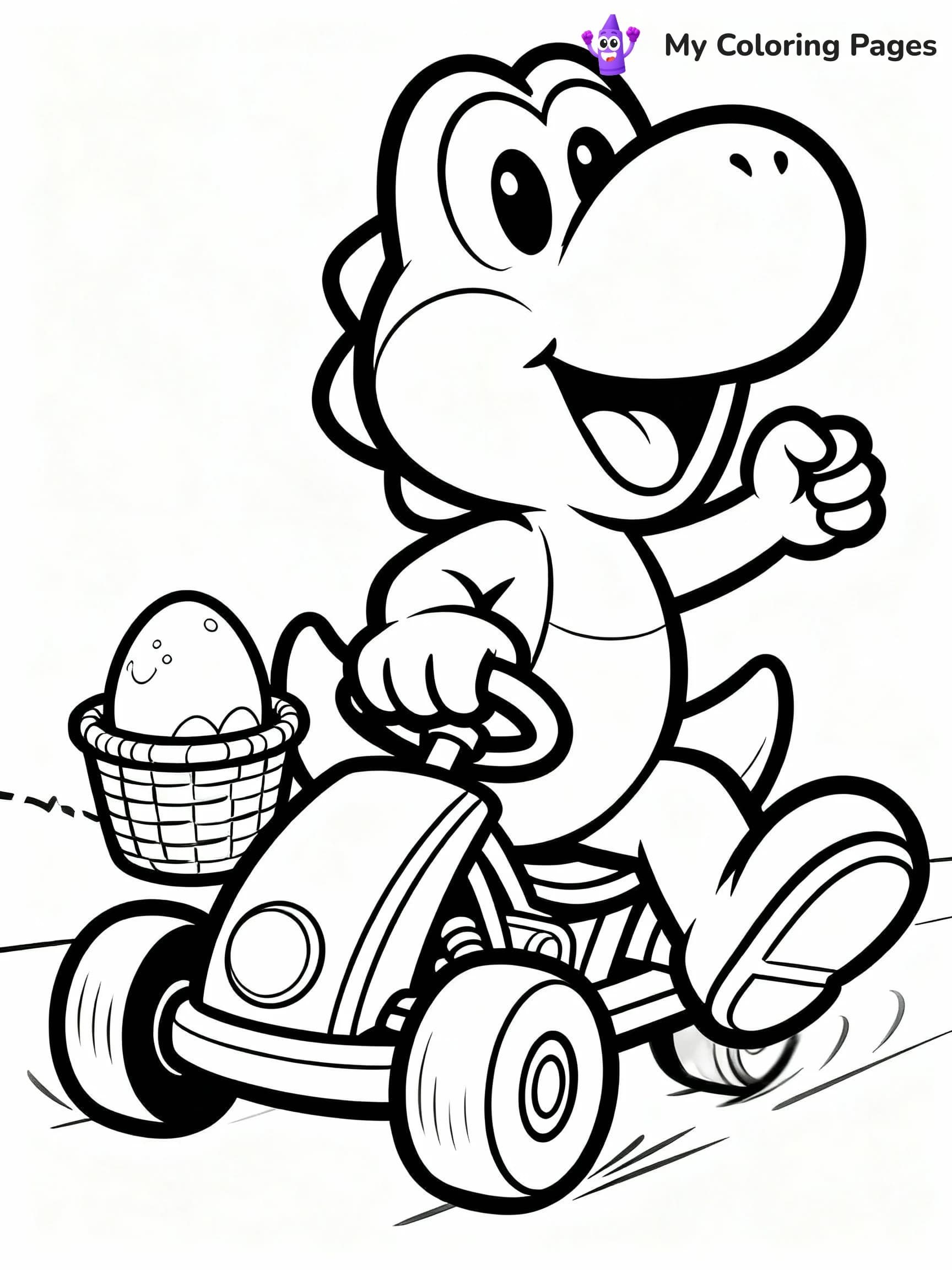 Mario Kart Coloring Pages - 3