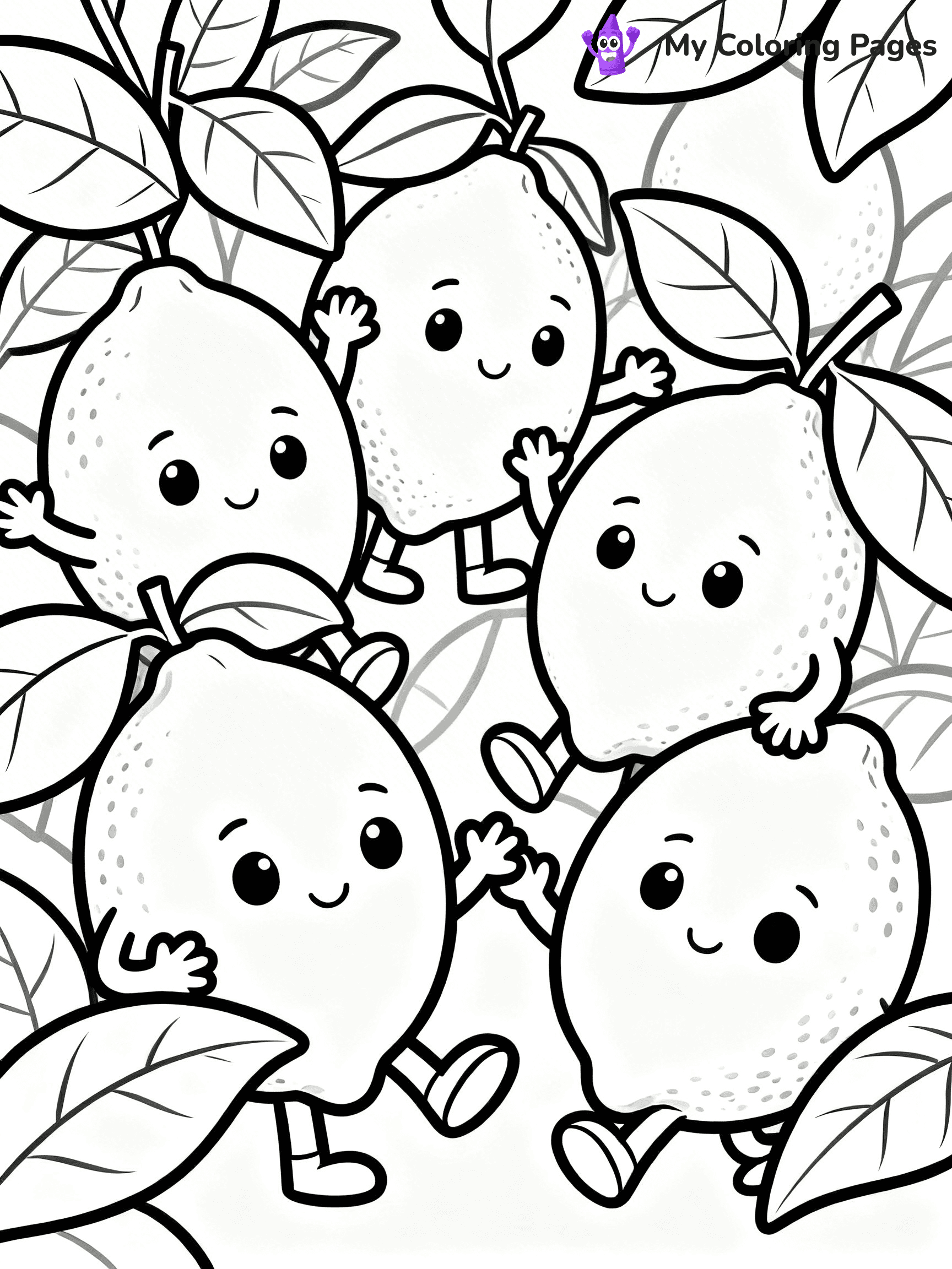 Lemon Coloring Pages - 20