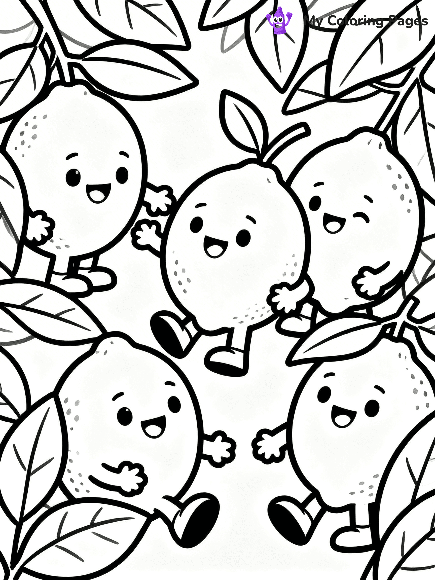 Lemon Coloring Pages - 18