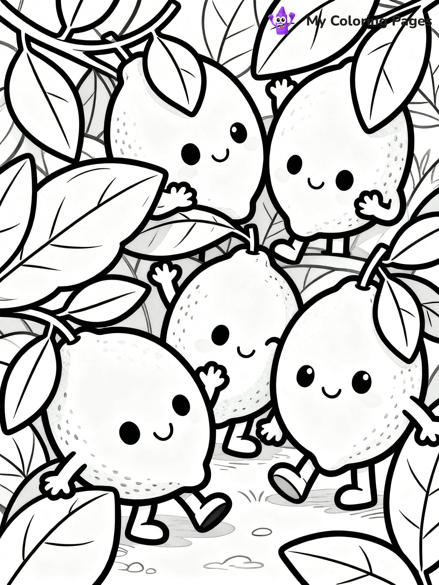 Lemon Coloring Pages - 16