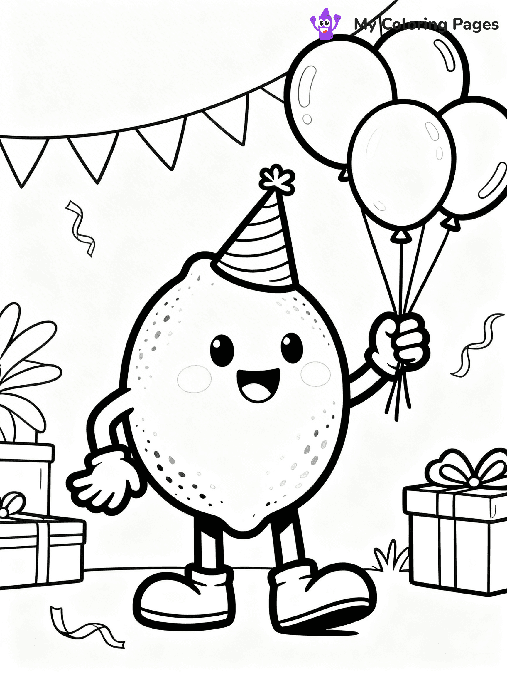 Lemon Coloring Pages - 14