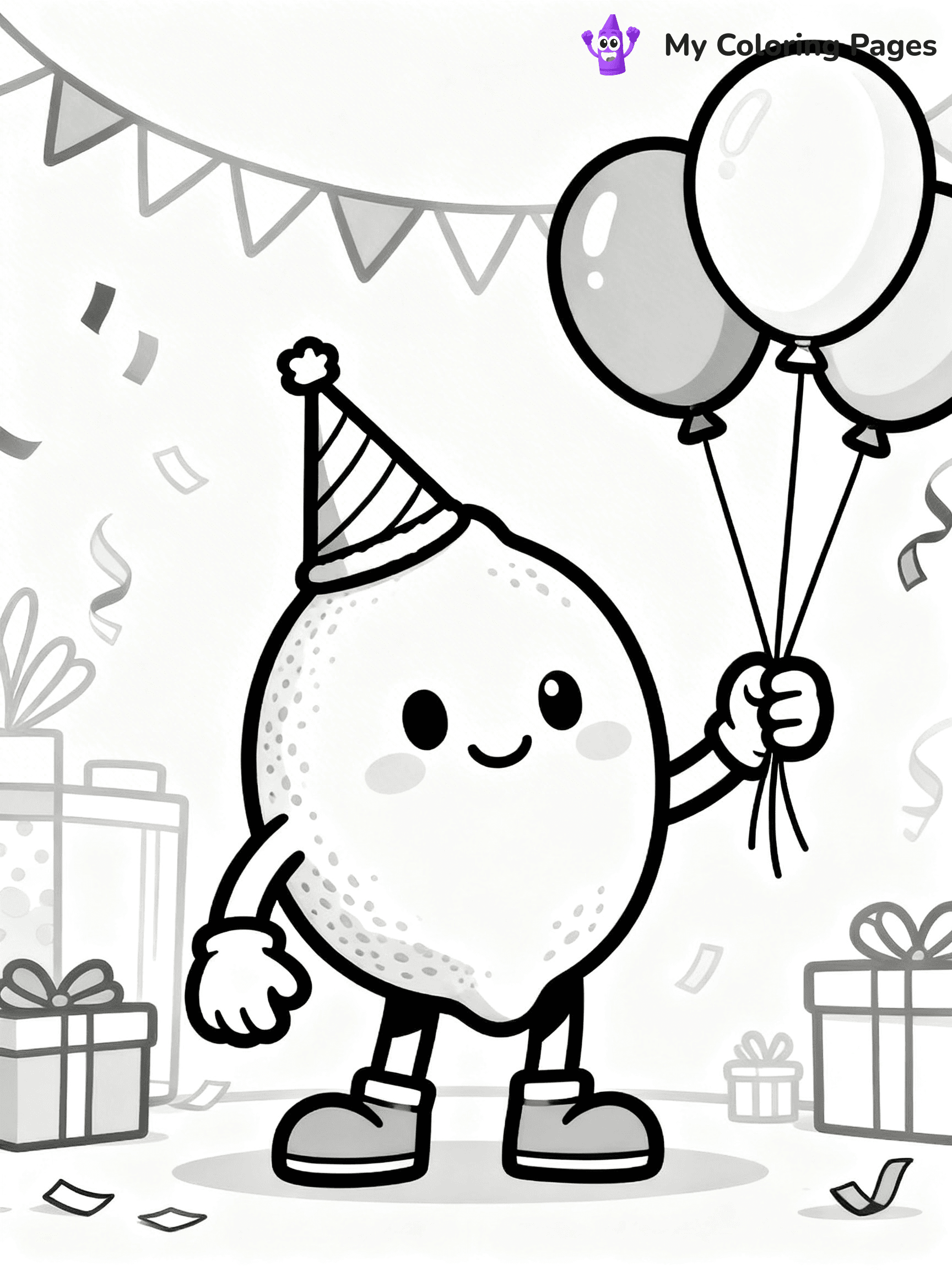 Lemon Coloring Pages - 11